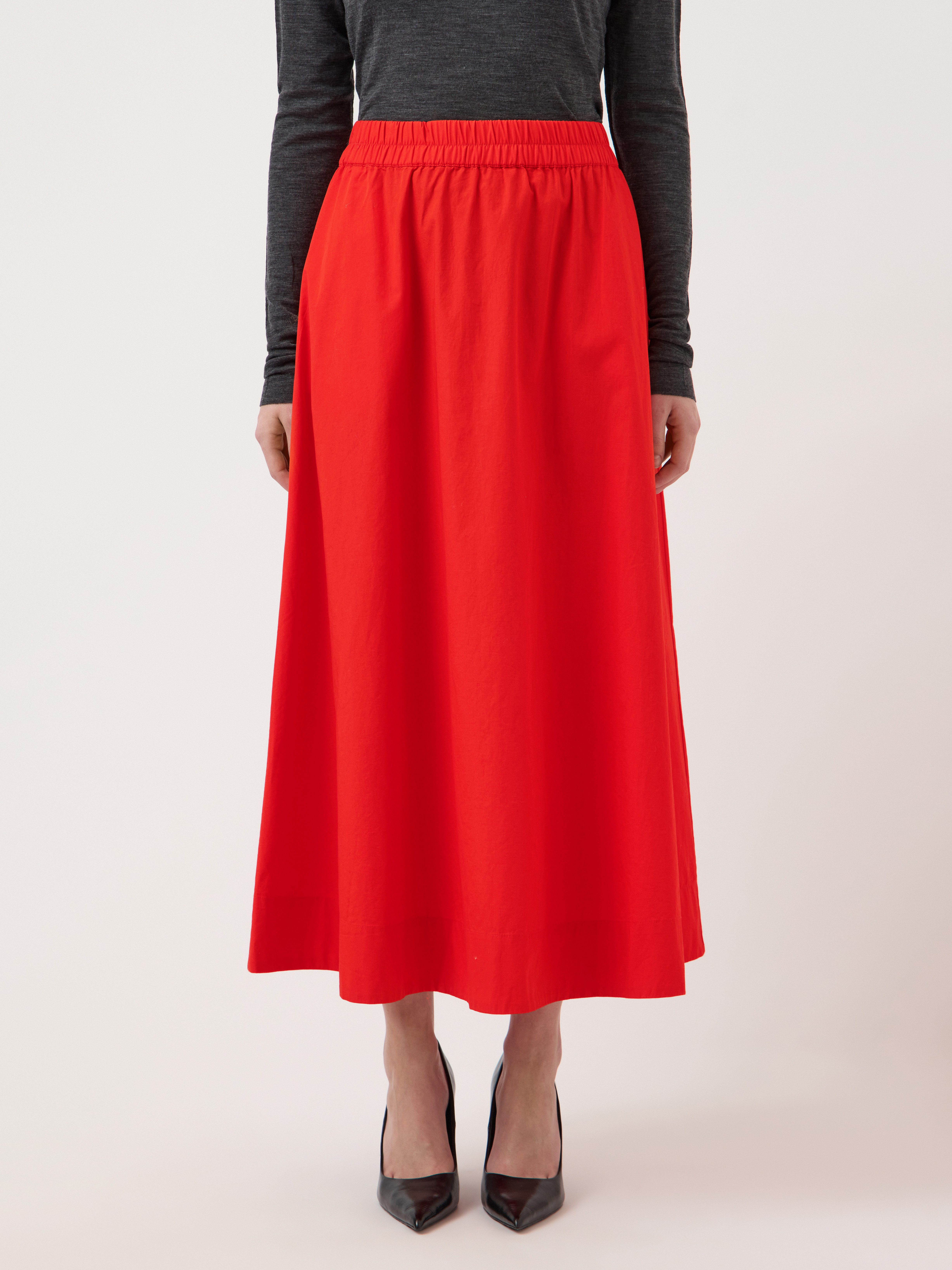 Y.A.S Maxirock YASCOLEA HW ANKLE SKIRT S. NOOS