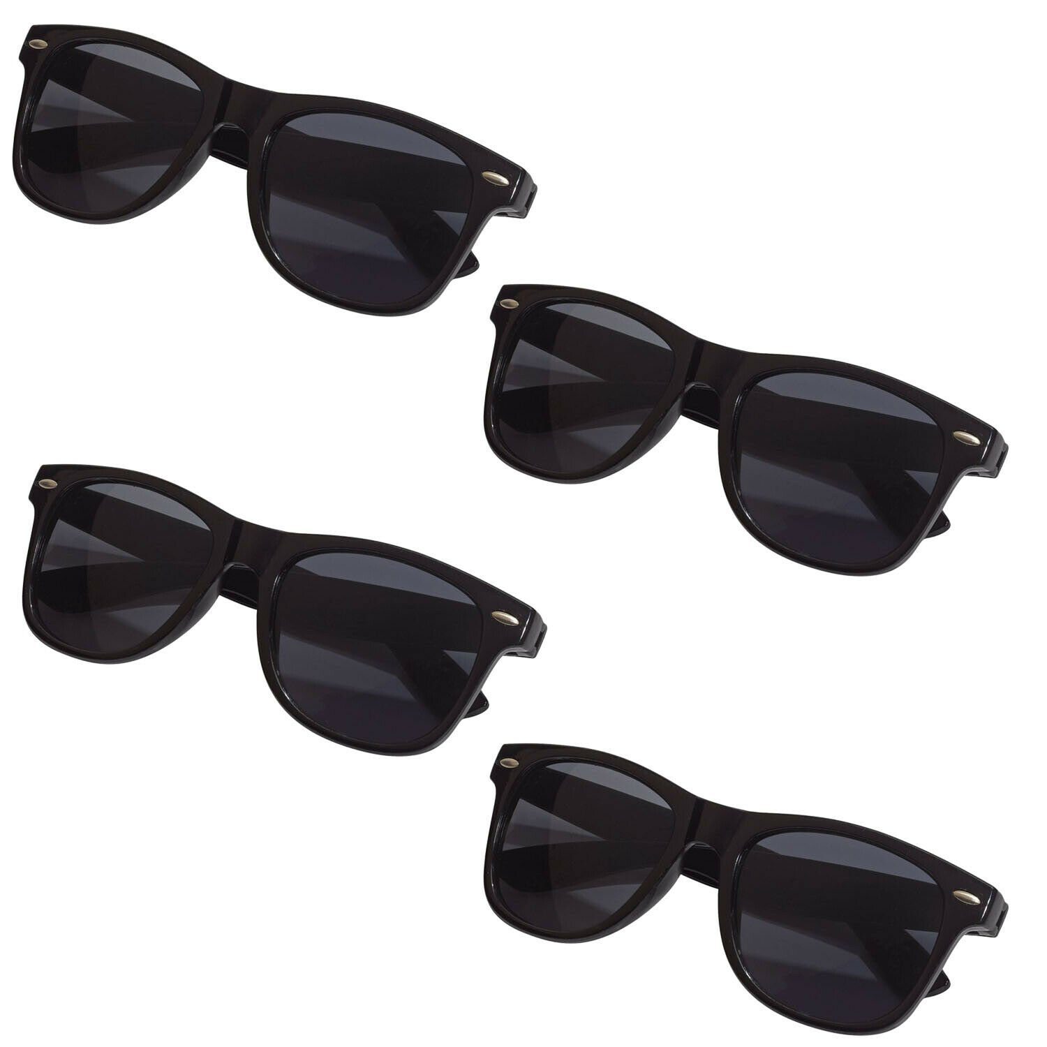 TSB Werk Sonnenbrille 1-10 Sonnenbrille Pilotenbrille Retro Nerd Horn (4-St günstig online kaufen