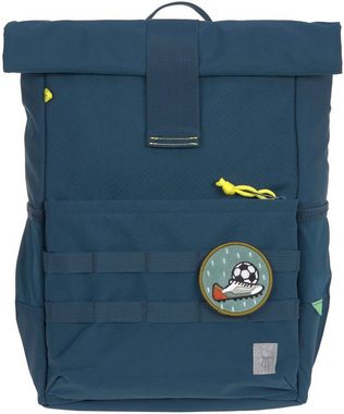 LÄSSIG Kinderrucksack Medium Rolltop Backpack, navy, aus recycelten PET-Flaschen