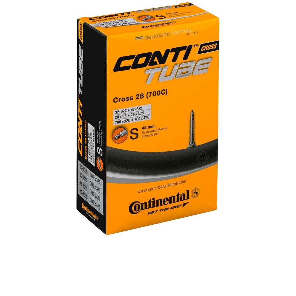 Fahrradschlauch Continental Cross 28 Fahrradschlauch 32-622 bis 47-622, 42 mm SV Vent