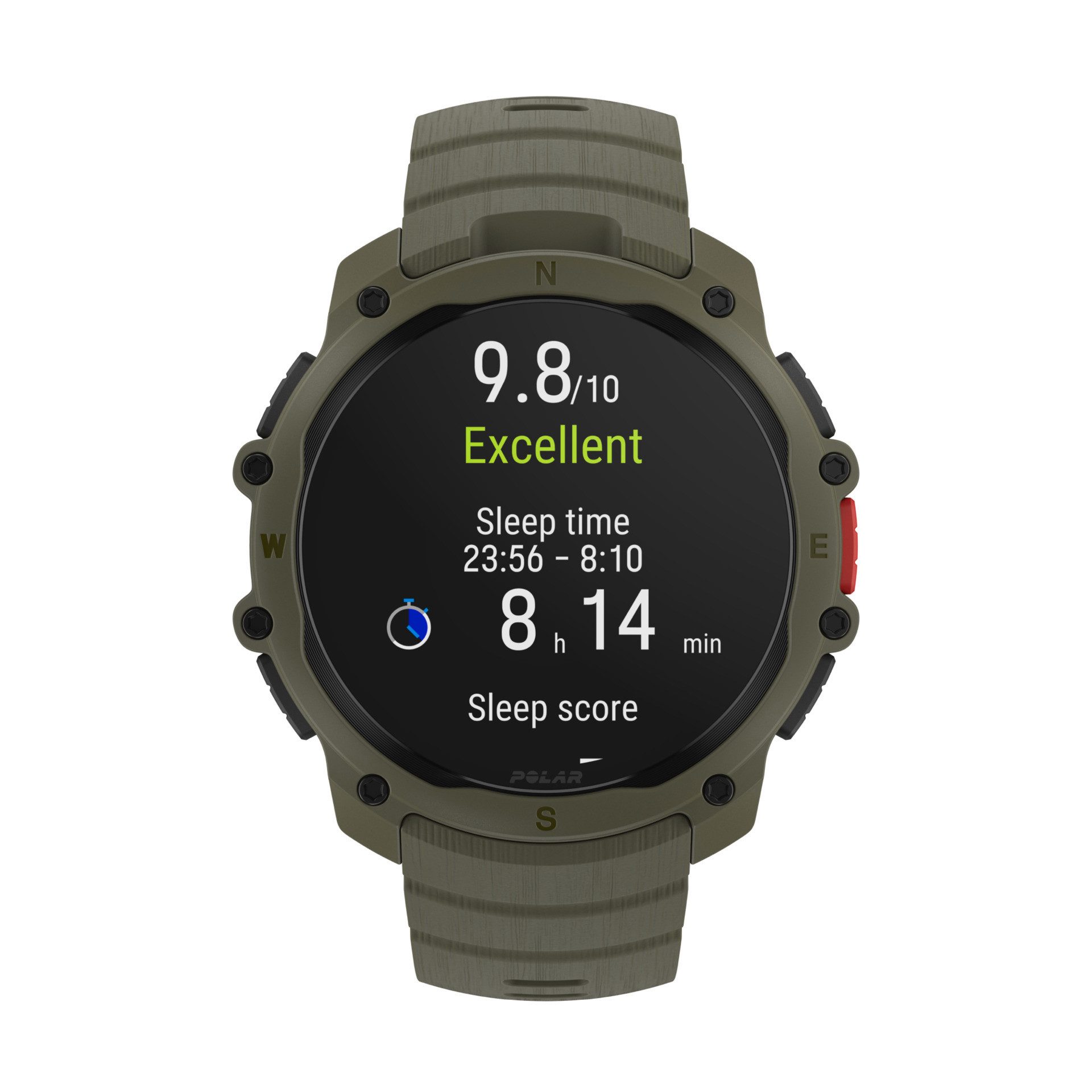 Polar Street X Smartwatch (3,25 cm/1,28 Zoll)