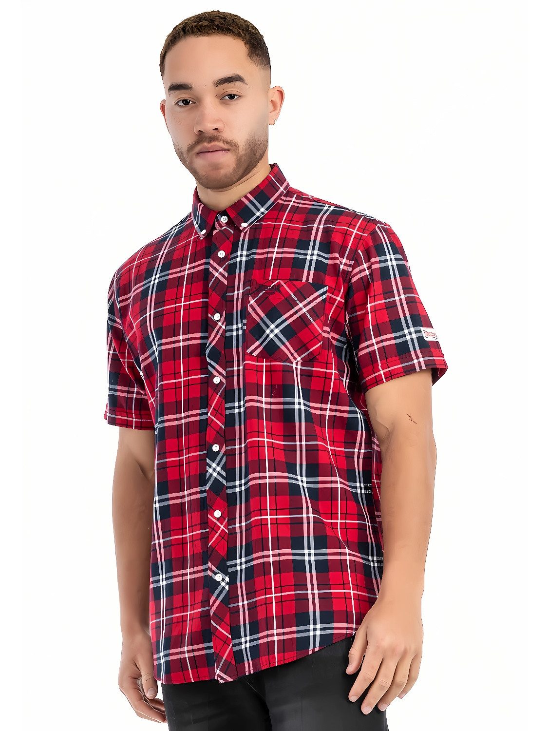 Red/Dark Navy/White