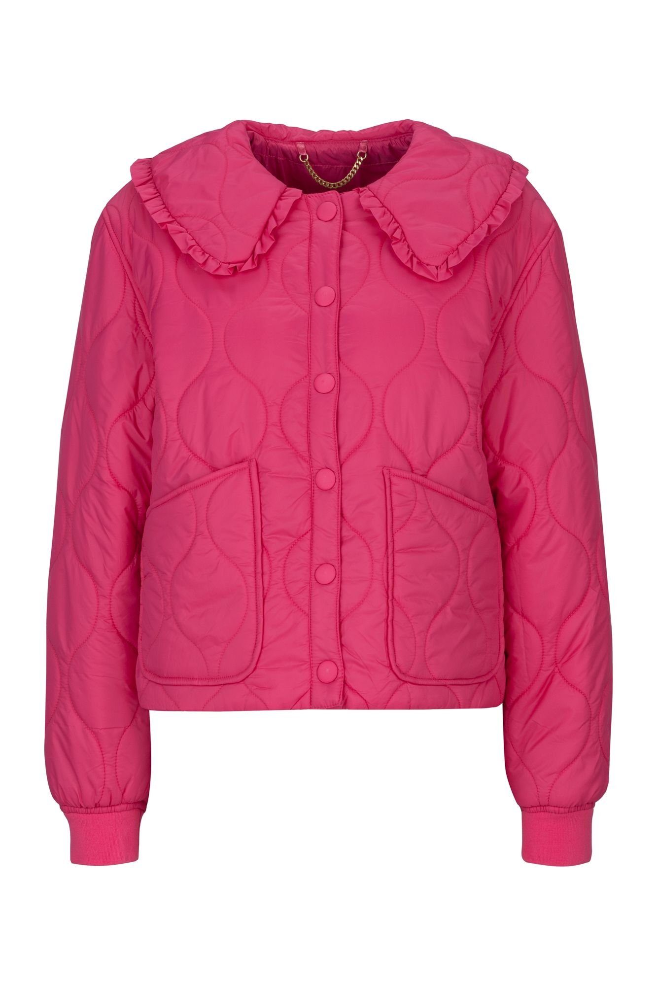 Rich & Royal Steppjacke Nylon Jacket With Big Collar