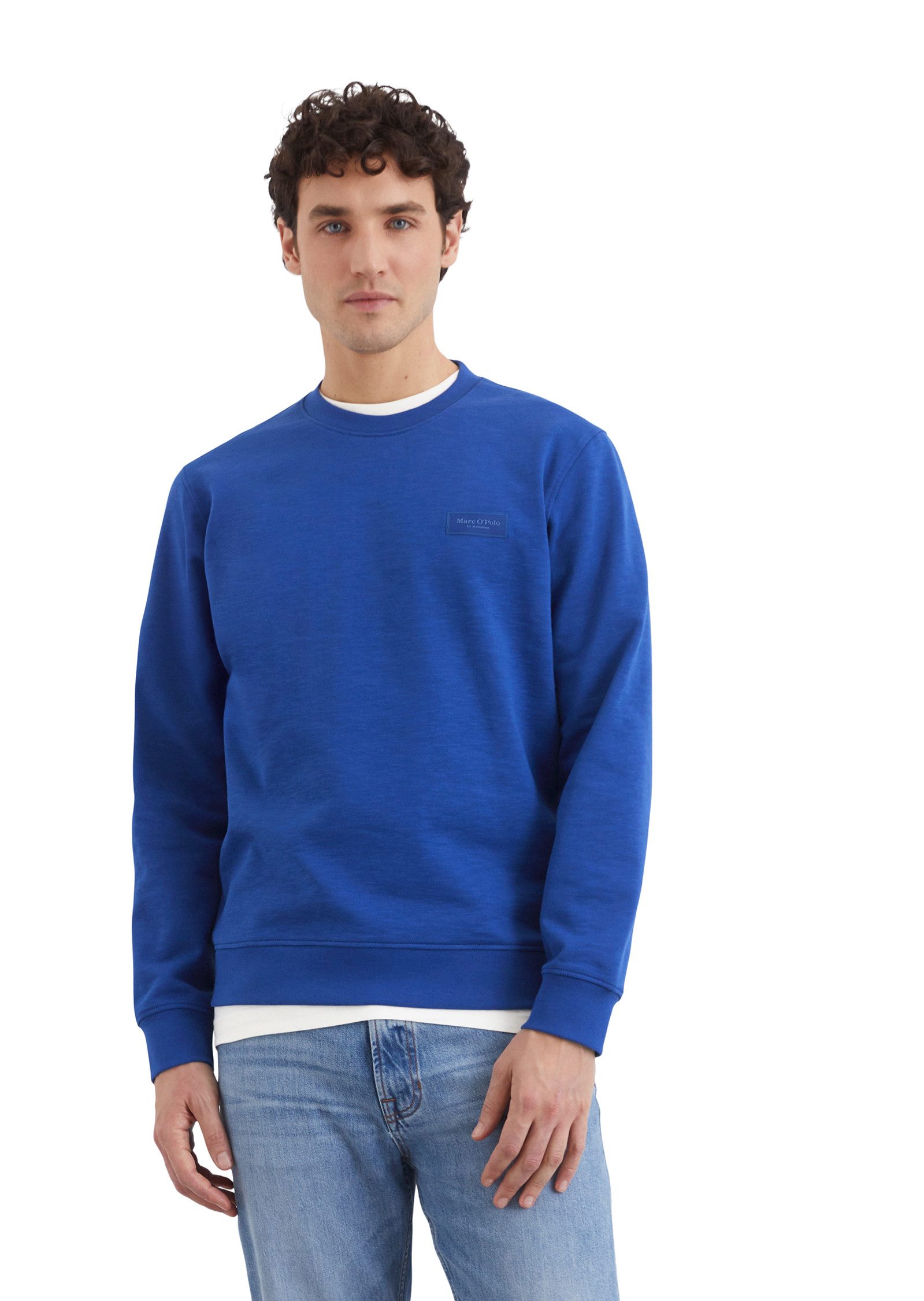 Marc O'Polo Sweatshirt mit leicht unregelmäßiger günstig online kaufen