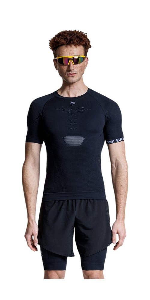 X-Bionic T-Shirt Laufshirt Effektor Running Shirt schwarz Herren