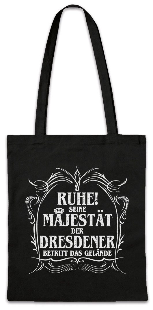 Beuteltasche Seine Majestät Der Dresdener Stofftasche DDR Elbe Semperoper Dresden