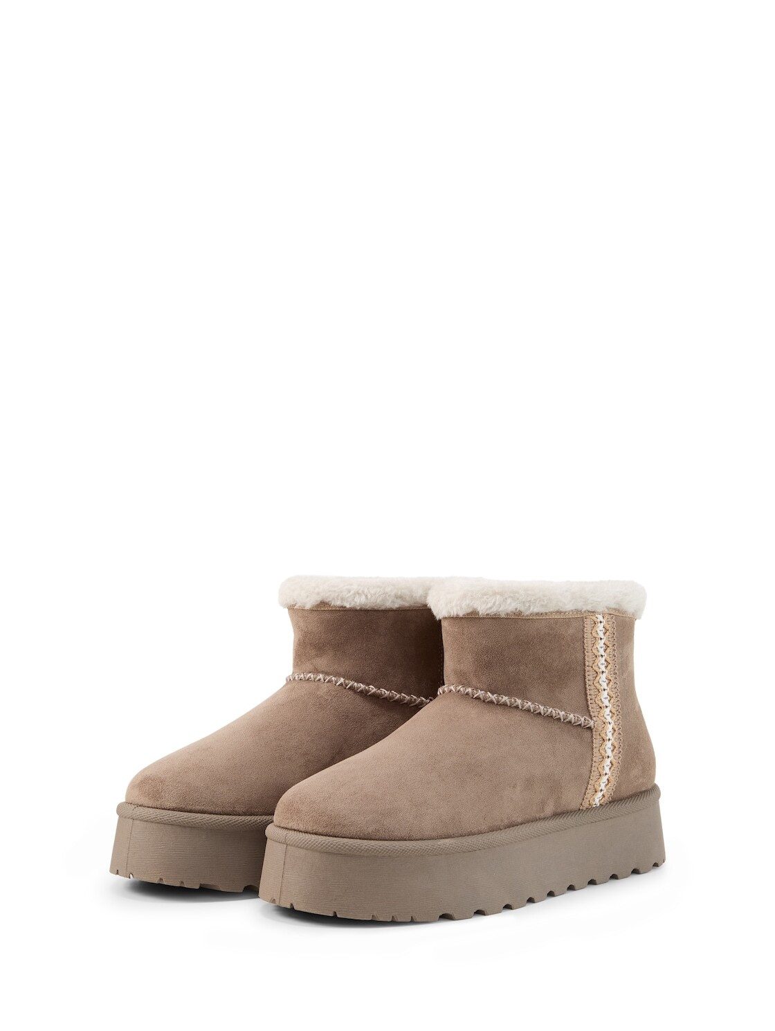 TOM TAILOR Shoes Licence Winterboots Schneestiefeletten mit Stickerei