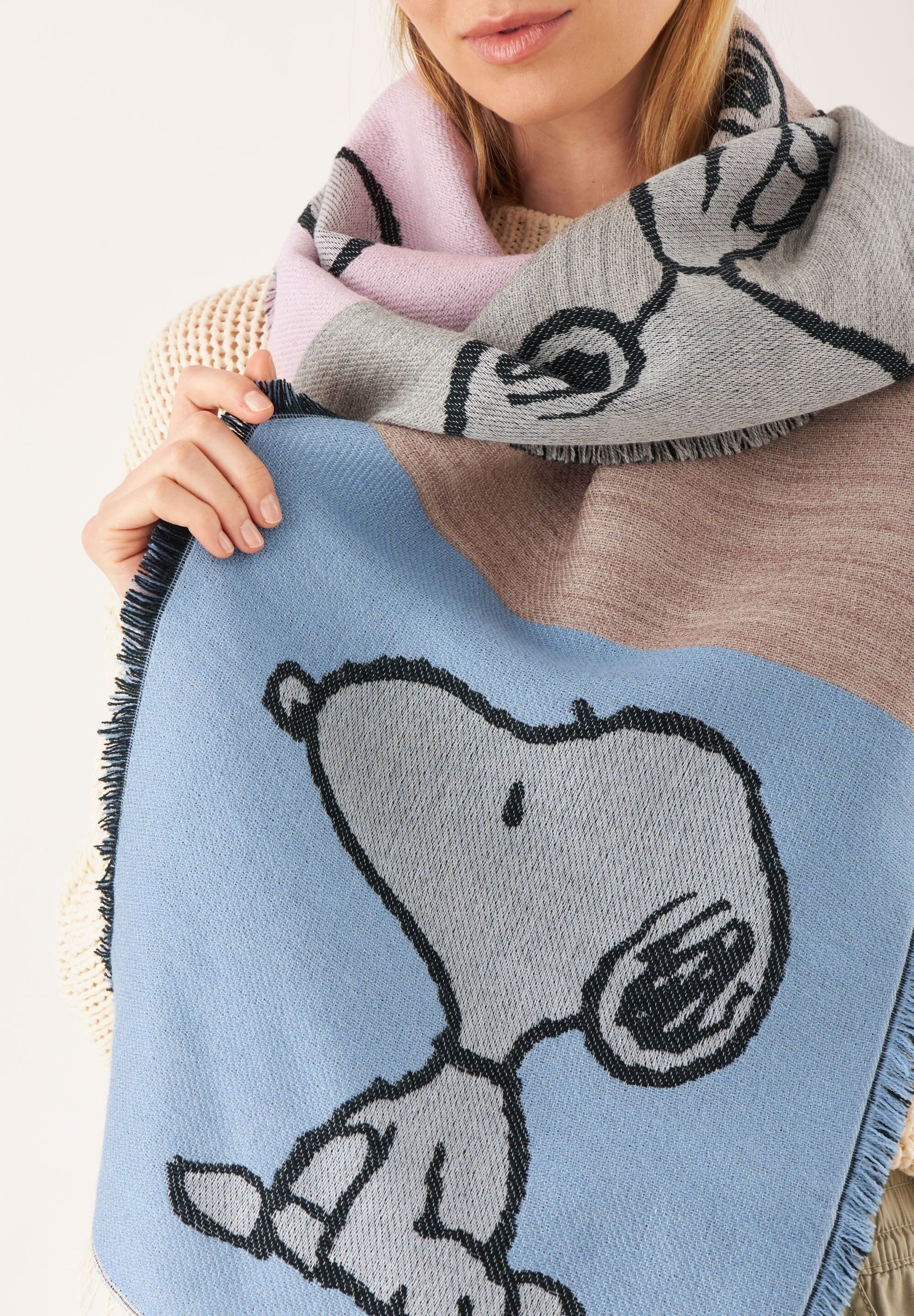 Codello Modeschal, (1-St), mit Snoopy Print, Handwerklicher Look