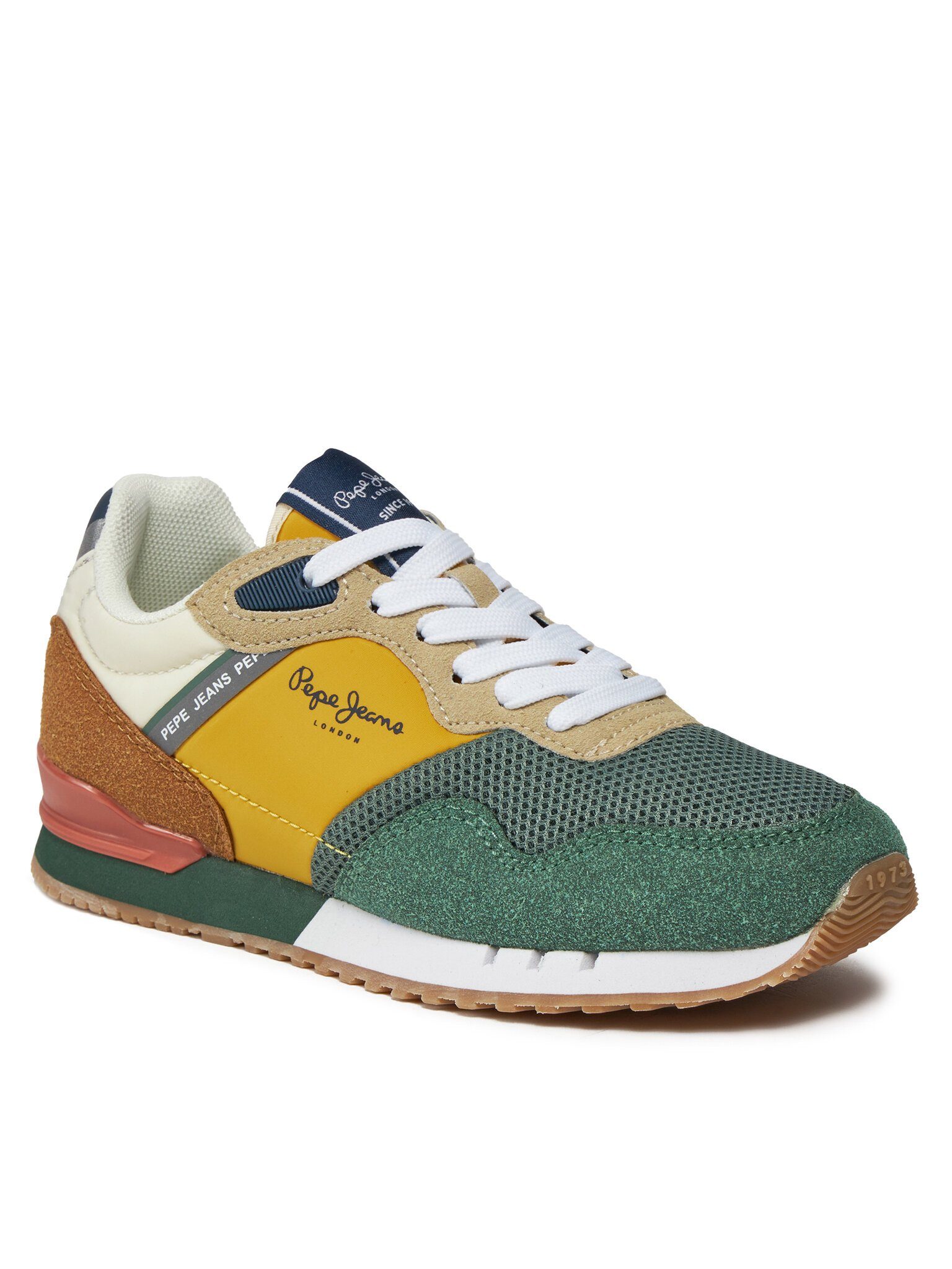 Pepe Jeans Sneakers London Urban B PBS40002 Khaki Green 765 Sneaker