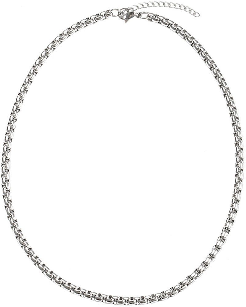 Collierkettchen Schmuck Geschenk Edelstahl Venezianerkettengl. 5,0 mm breit