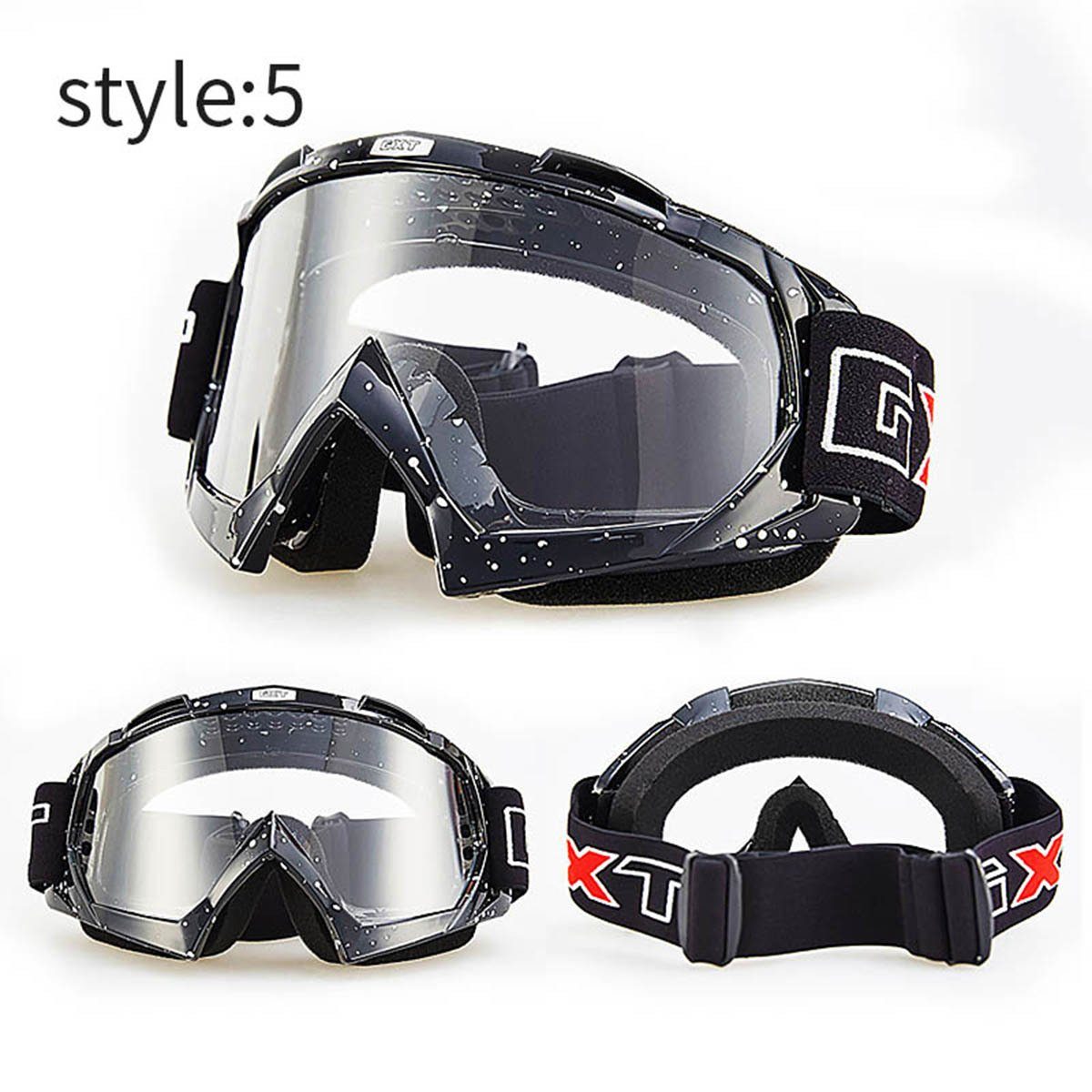 Skifahren 4 Motocross DH Moto Glas MTB Skibrille Bike Winddicht Brille Brille ATV Blusmart