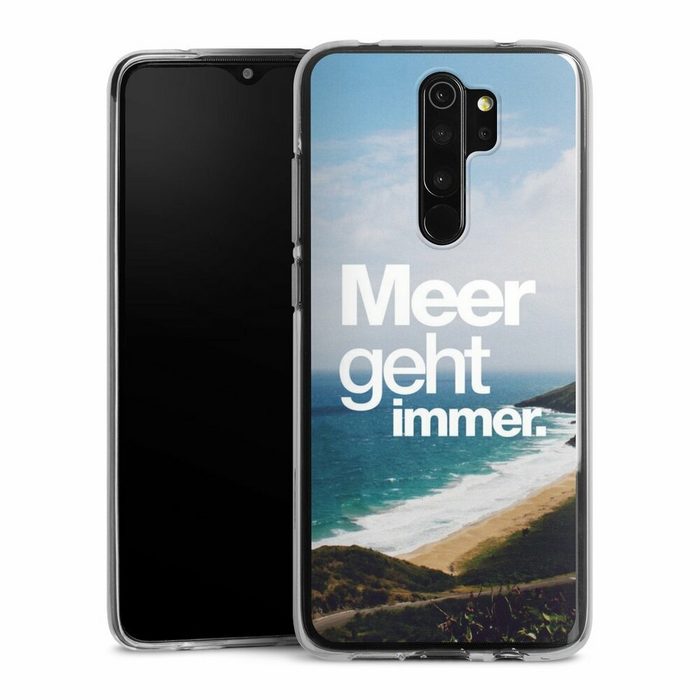 DeinDesign Handyhülle Meer Urlaub Sommer Meer geht immer Xiaomi Redmi Note 8 Pro Silikon Hülle Bumper Case Handy Schutzhülle