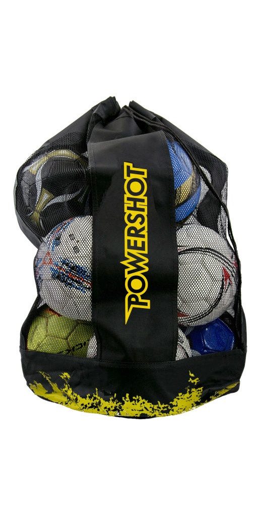 Power Shot Balltasche für bis zu 6 Bälle schwarz