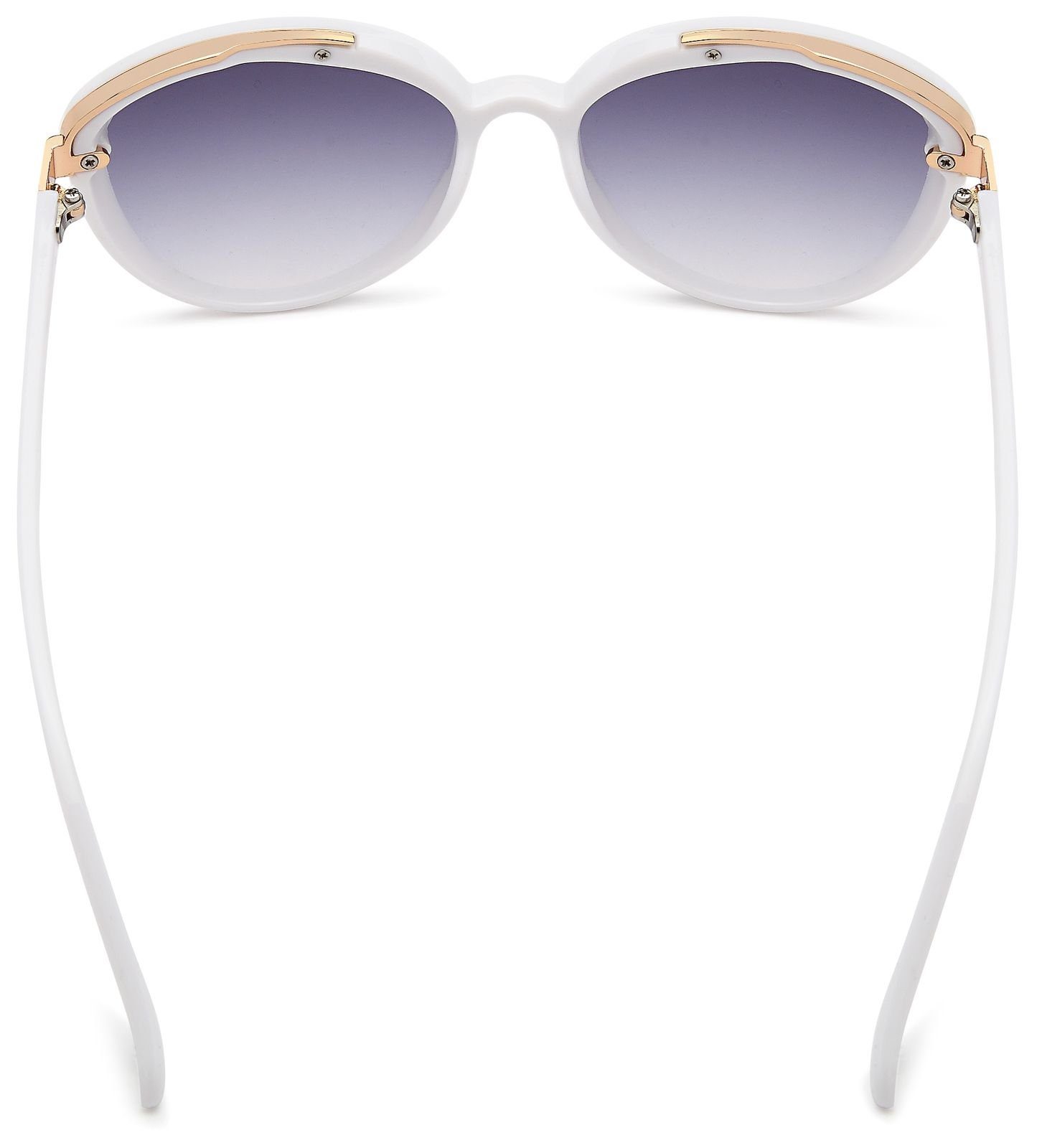 styleBREAKER Sonnenbrille Ovale Sonnenbrille - filigraner Kunststoff Rahmen (1-St) Gradient