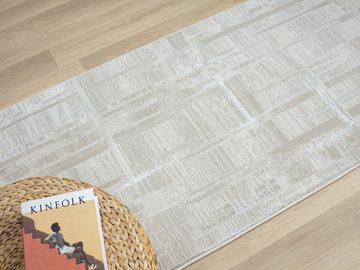 Teppich MY-RUG Alska, Kurzflor-Teppich 150x80cm, Wohnando, rechteckig, Höhe: 12 mm, weich, gemütlich, mit schönem Muster, flachgewebt
