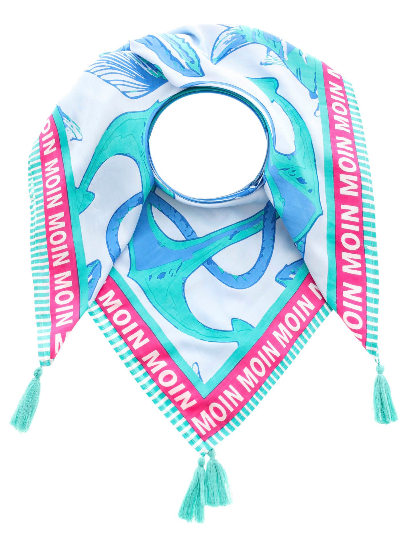 Zwillingsherz Modetuch "Ocean", mit Tasseln günstig online kaufen