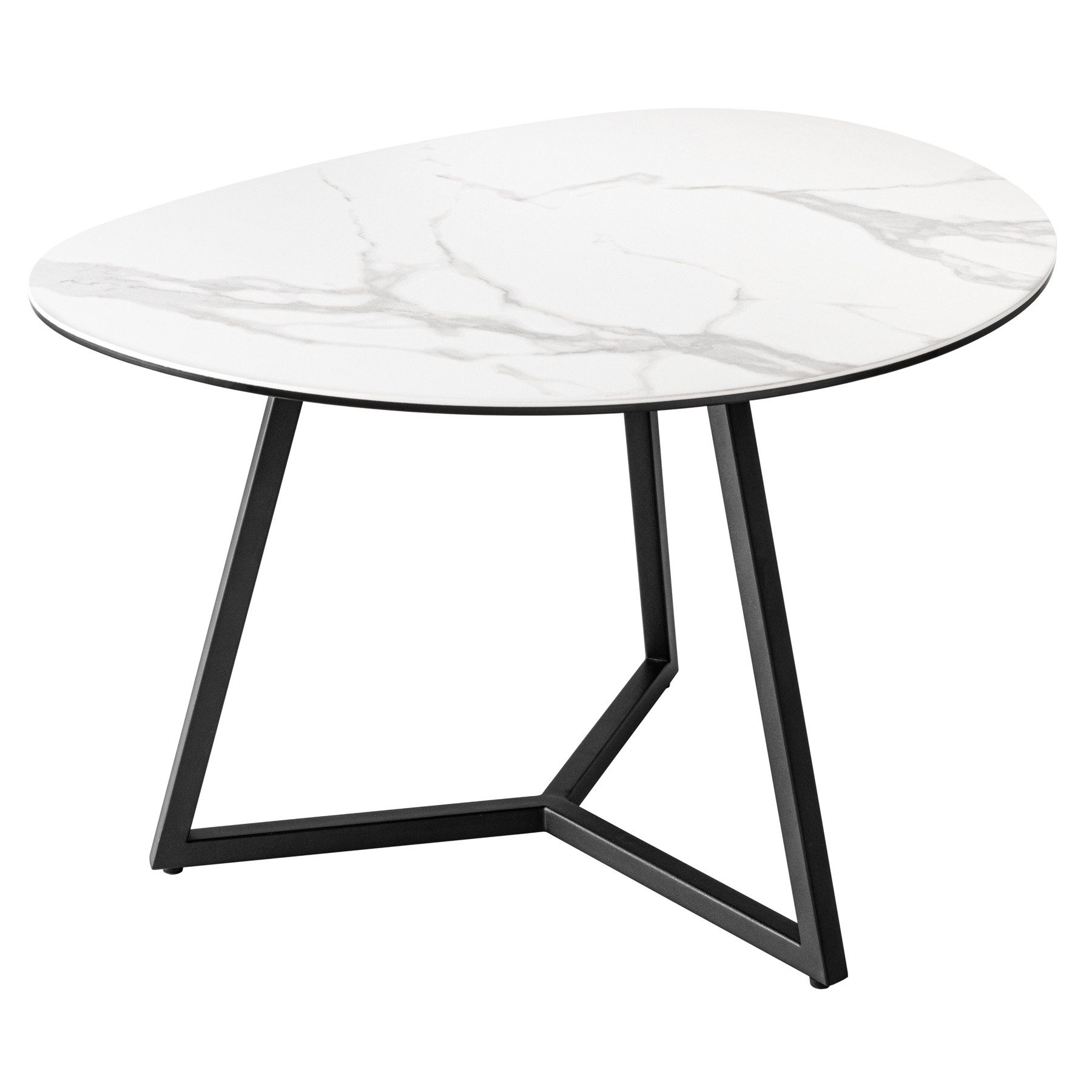 riess-ambiente Couchtisch MARVELOUS 70cm weiß / schwarz (Einzelartikel, 1-S günstig online kaufen