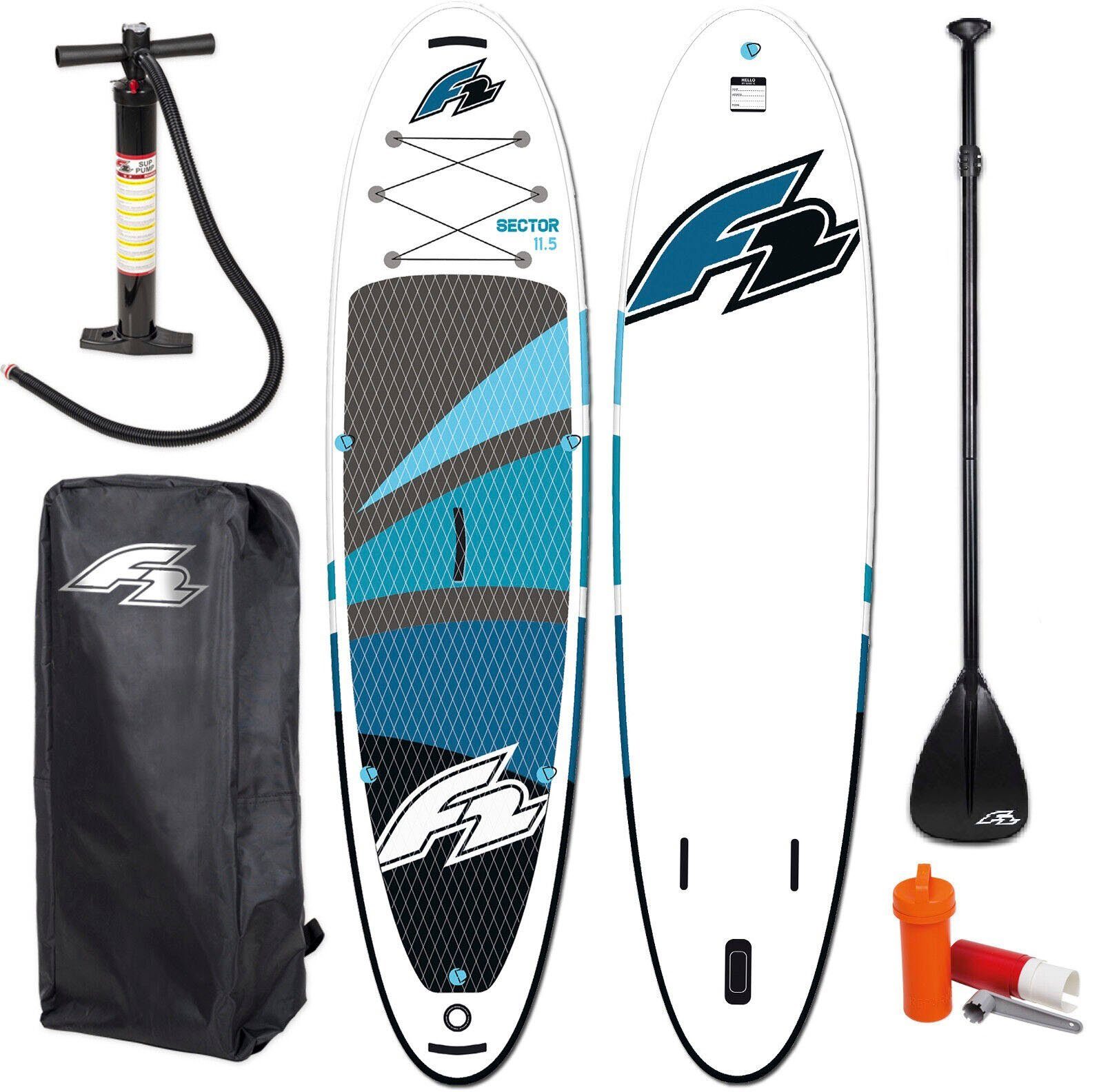 F2 Inflatable SUP-Board Sector blue, (Packung, 5 tlg) | SUP-Boards