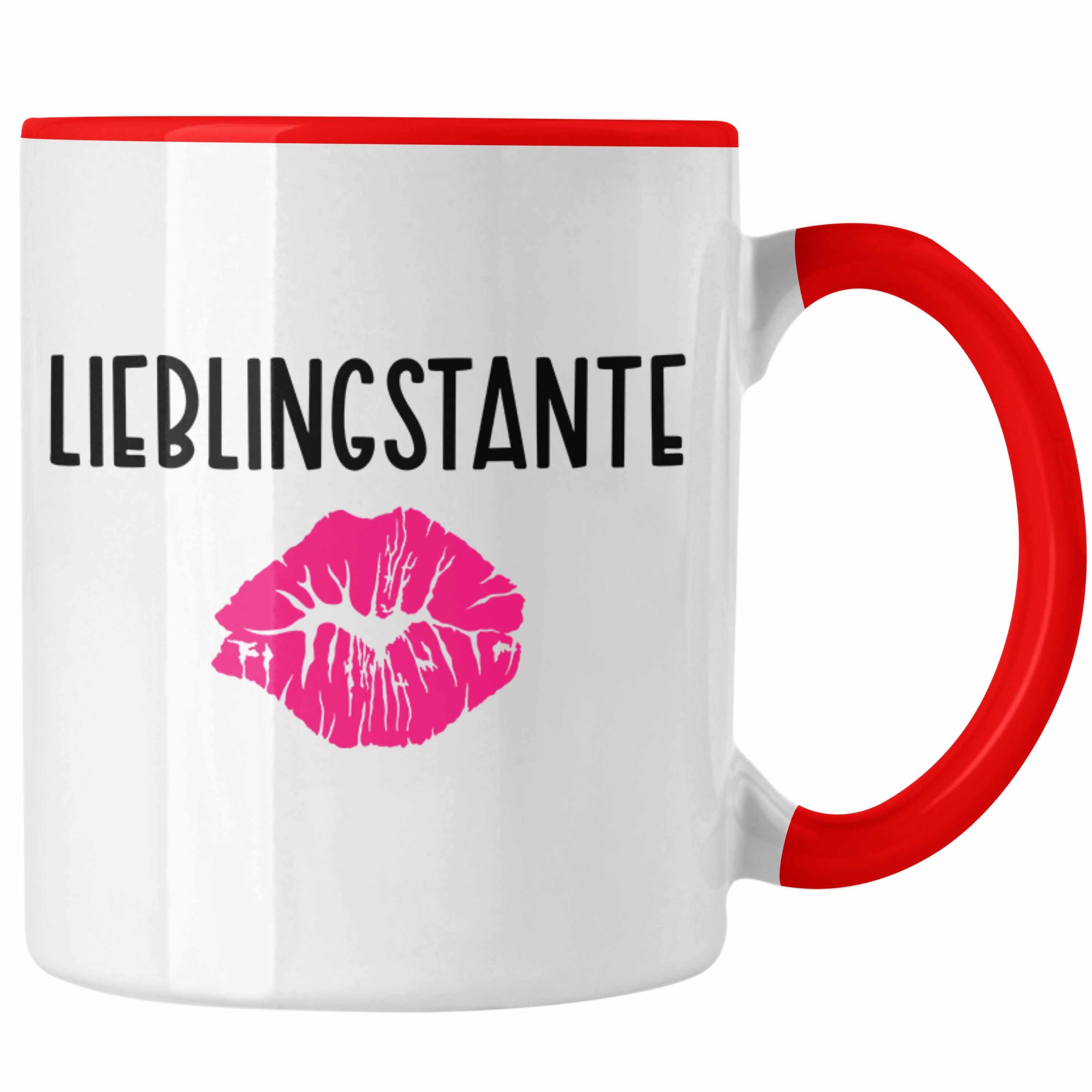 Geburtstag Tasse Beste Weihnachten Tasse Tante Lieblingstante Lustig Nichte Trendation von - Geschenk Geschenkideen Rot Ever Trendation