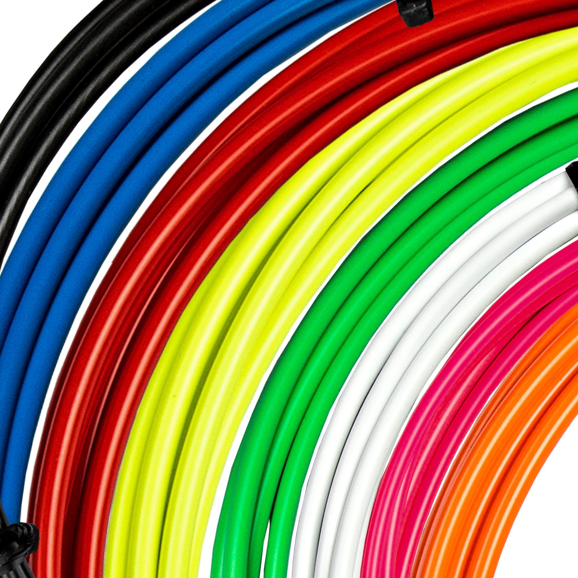 Pentagon Sports Schaltzug Schaltzug-Hüllen Set (Komplettset, inkl. Montagematerial), Bowdenzughülle Schaltzughülle für Nabenschaltung und Kettenschaltung