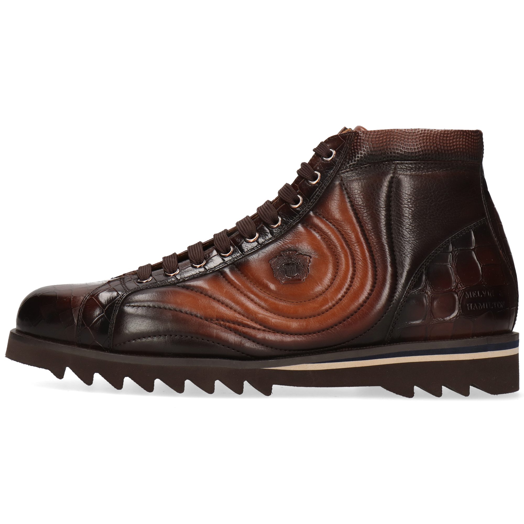 Melvin & Hamilton Hadrian 8 Leder-Sneakers für Herren Sneaker Flache Absätze, Echtes Leder, Herausnehmbare Innensohle