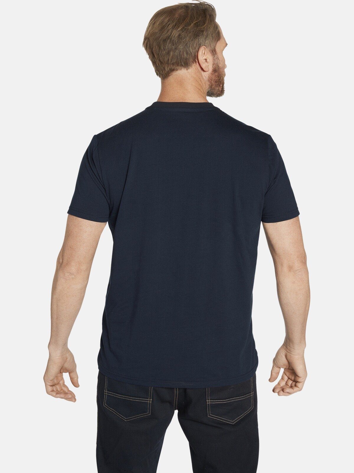 Jan Vanderstorm T-Shirt TANDRUP luftiger Baumwolle aus