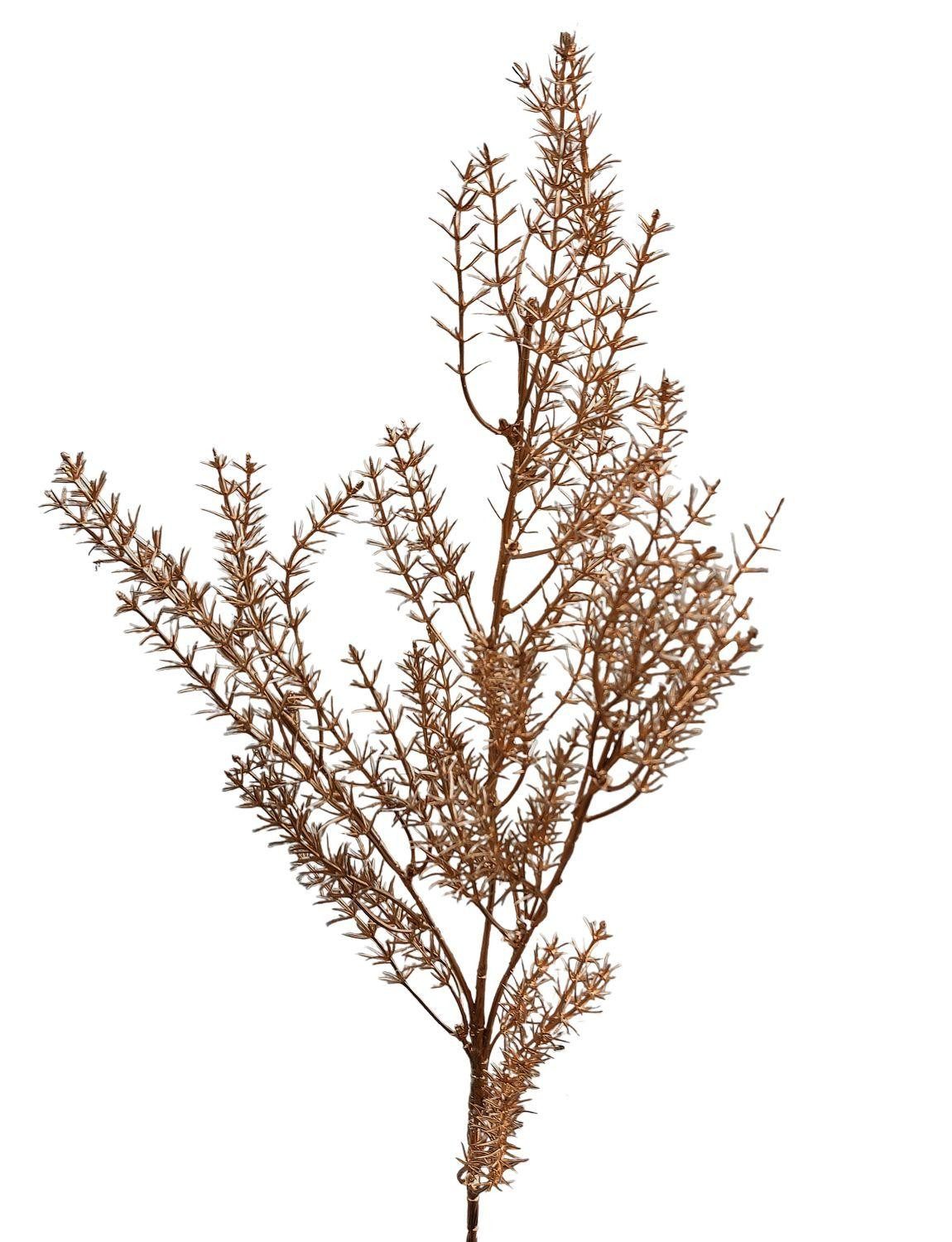 Kunstzweig Künstlicher Lärchen Zweig DIKEMBE, Gold, 80cm Lärche, artplants, Höhe 80.0 cm