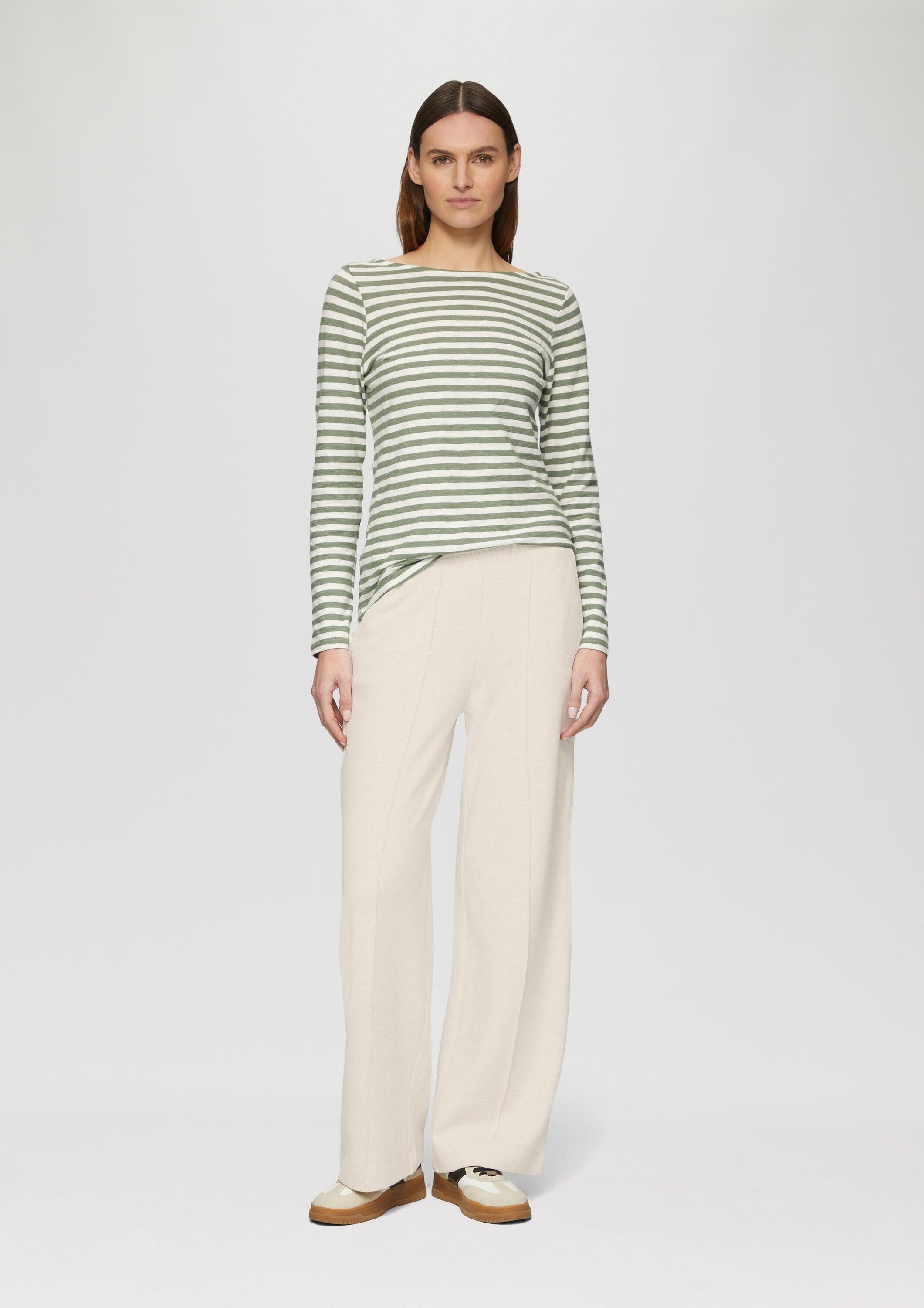 s.Oliver Chinos Hose Weiche Wide Leg-Hose günstig online kaufen