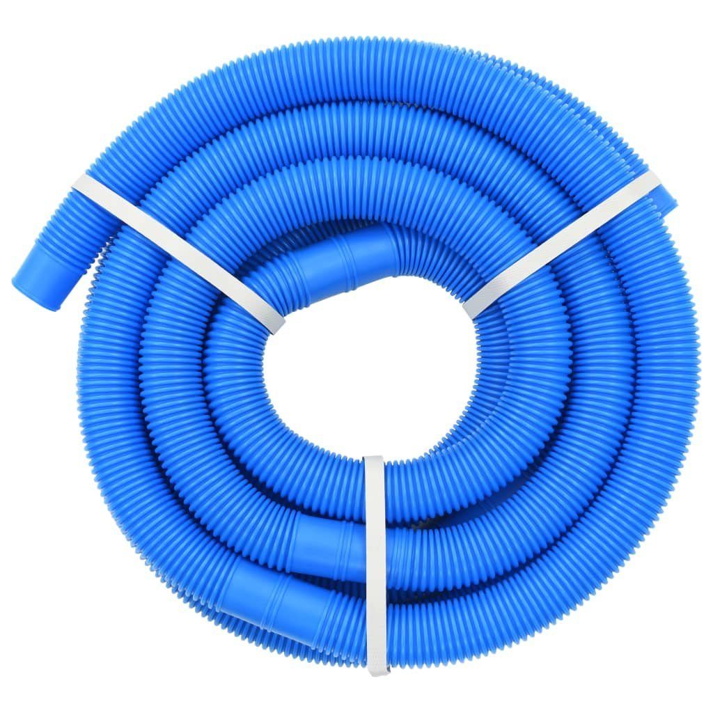 vidaXL Poolbodensauger 6 m Poolschlauch Blau 38 mm 6 m vidaXL