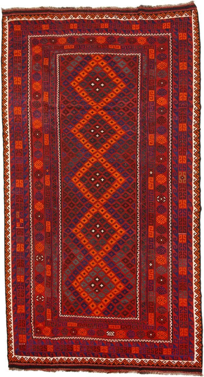 Orientteppich Kelim Afghan Antik 248x455 Handgewebter Orientteppich Läufer, Nain Trading, rechteckig, Höhe: 3 mm