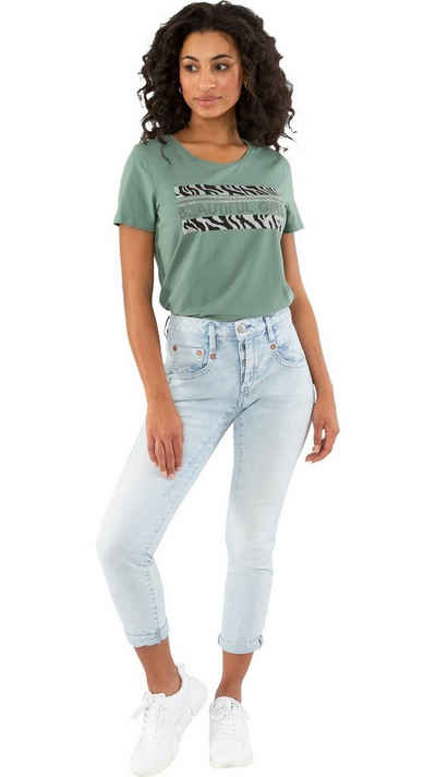 Herrlicher Boyfriend-Jeans HERRLICHER, SHYRA CROPPED CASHMERE TOUCH JEANS MIT BIO-BAUMWOLLE