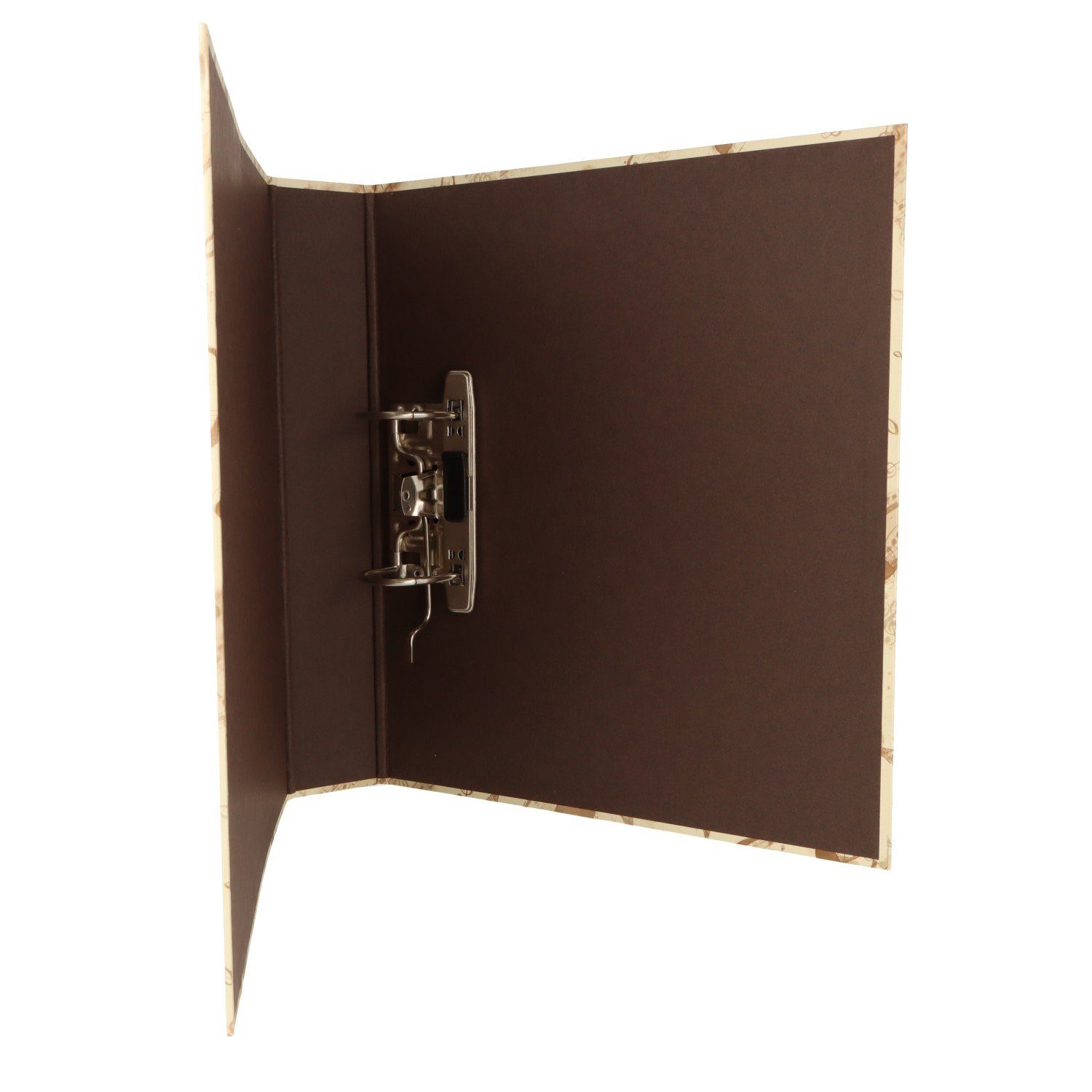 GAPYRUS OHG Aktenordner Ordner für DIN A4, creme mit golden glänzenden Noten, DIN A4, Rückenbreite ca. 5 cm, Noten, beige/gold