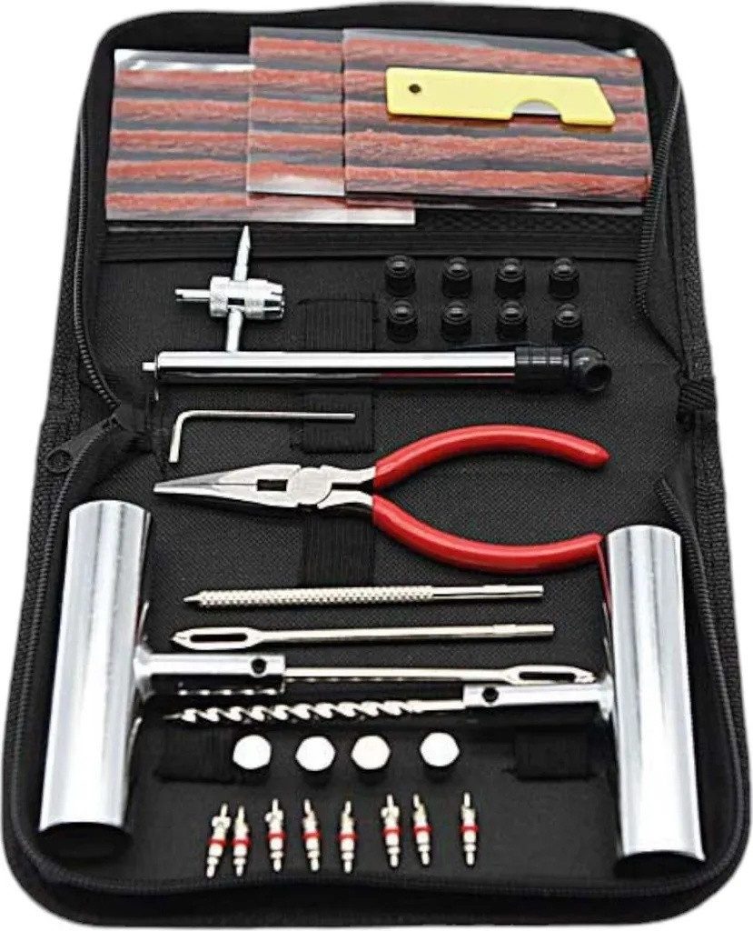 ANTCOOL Reifen-Reparaturset Reifen Reparaturset – Komplettset für Auto, Motorrad & Roller