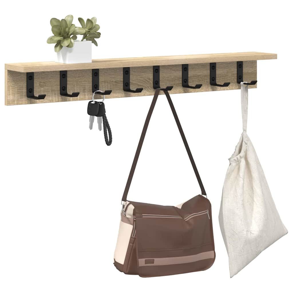 vidaXL Regal Wandmontierter Kleiderständer Sonoma Eiche günstig online kaufen