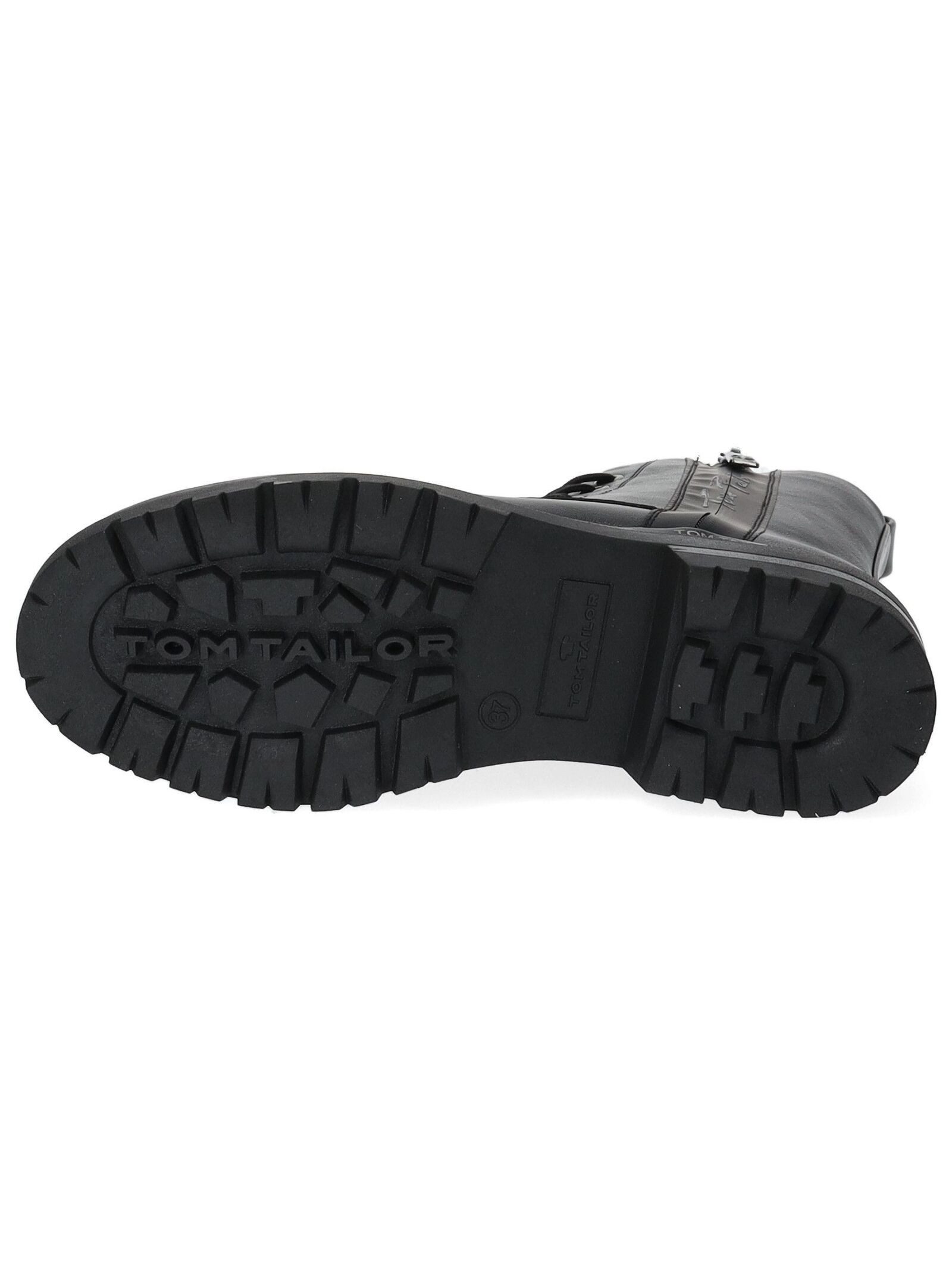 TOM TAILOR Tom Tailor Stiefelette Lederimitat Schnürstiefelette