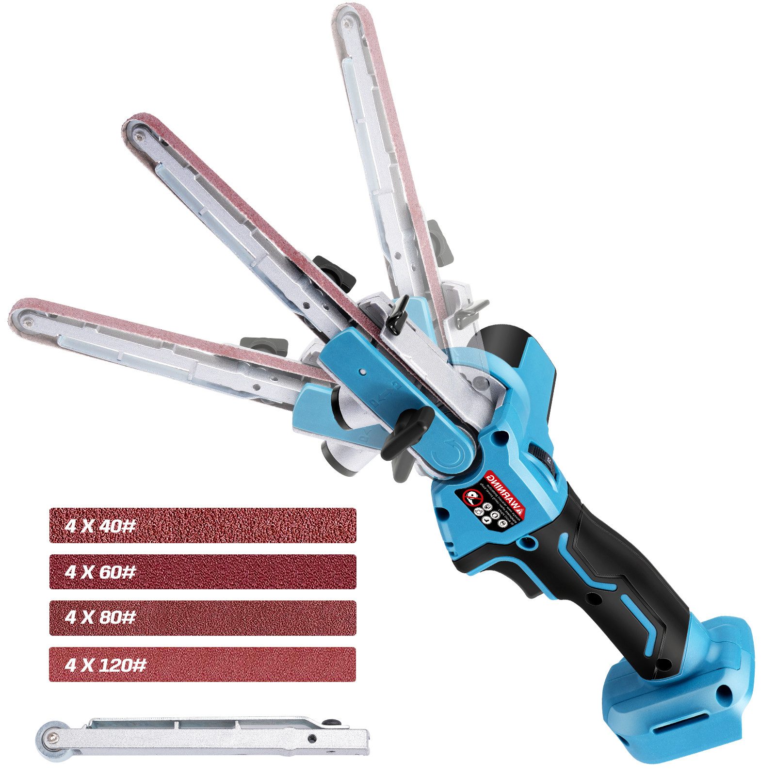 XERSEK Akku-Bandschleifer Akku Bandschleifer Bürstenloser Bandfeile günstig online kaufen