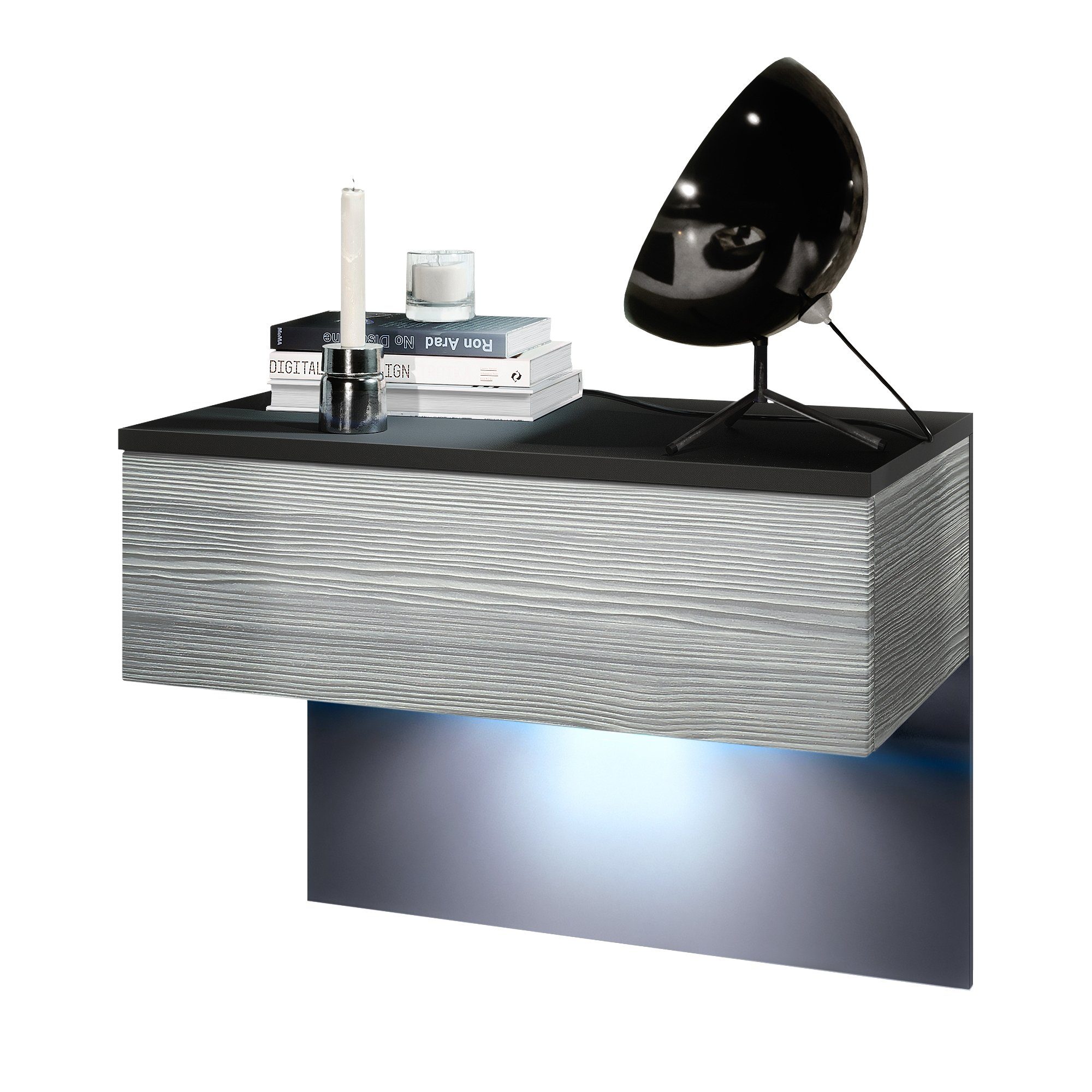 Vladon Nachttisch Sleep (Nachttischschrank, mit Schublade zur Wandmontage), günstig online kaufen