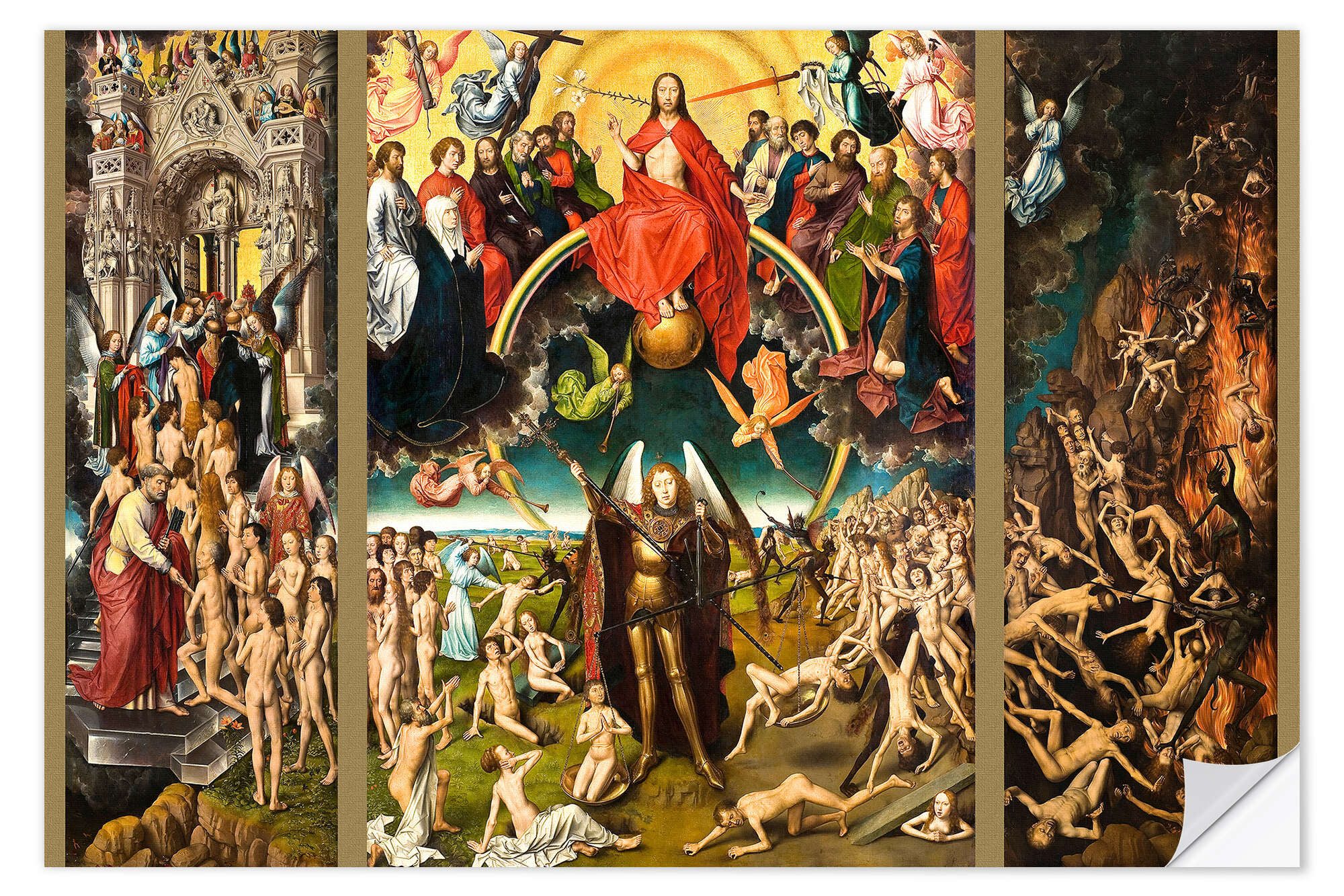 Wandfolie Hans Memling