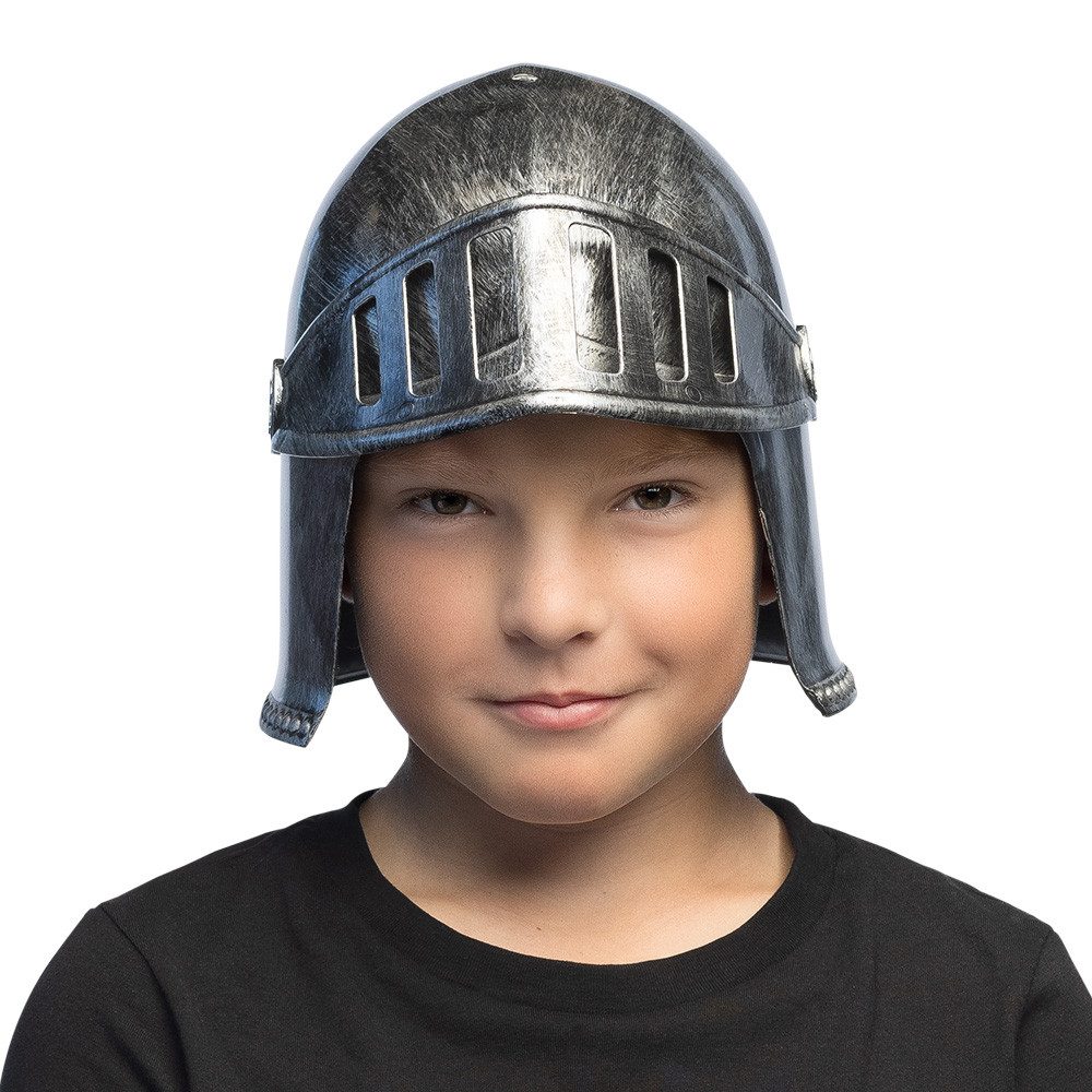 Boland Ritter-Kostüm Kinderhelm Ritter Deluxe Mittelalter Helm für Jungen Kostümzubehör, verstellbar - mit beweglichem Visier