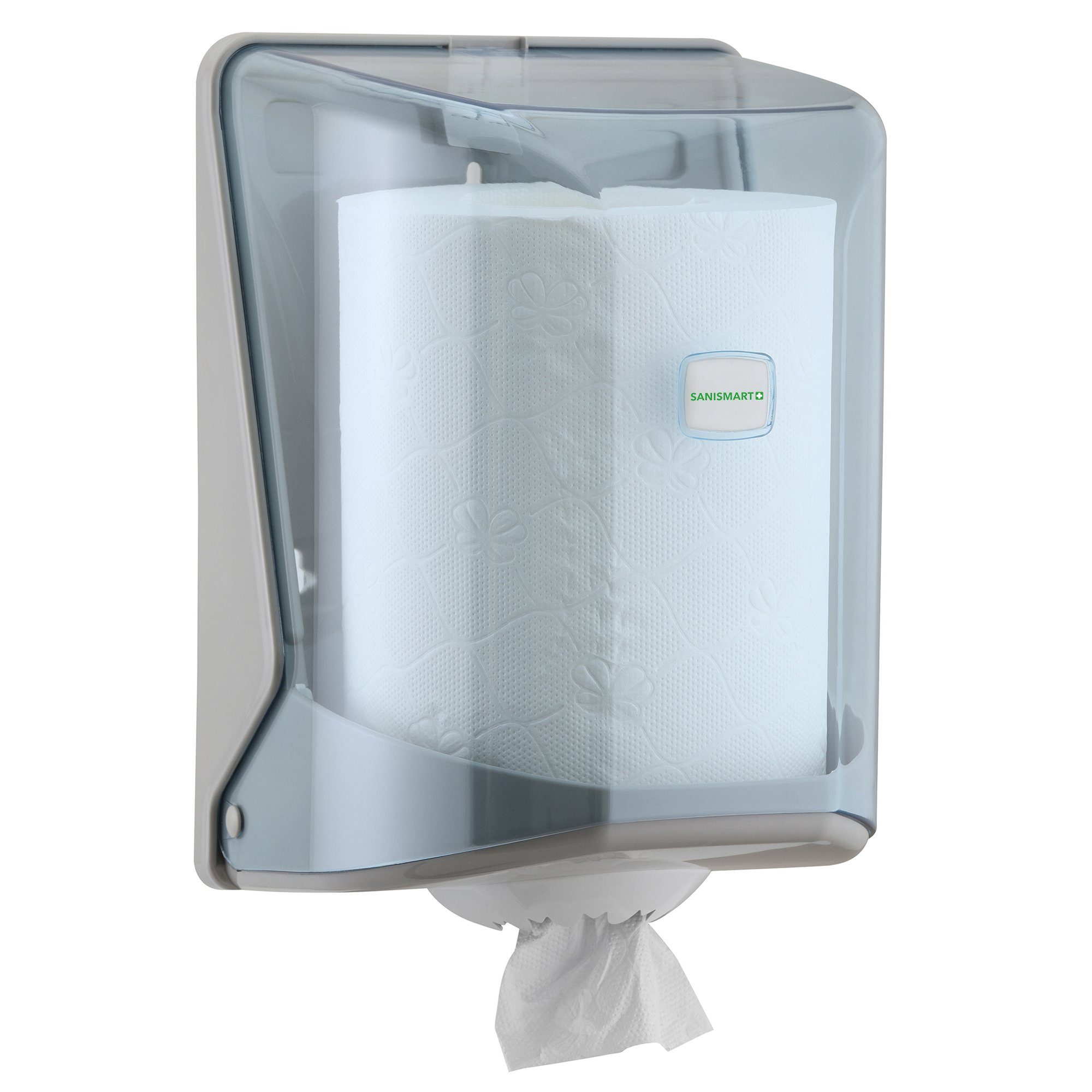 SANISMART Papierhandtuch SANISMART Rollenpapierspender BETULA für nicht-perforierte Papierrollen 19 cm Durchmesser