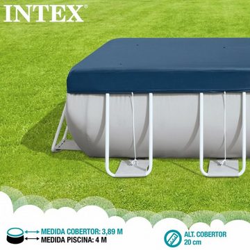 Intex Pool-Abdeckplane Intex Poolabdeckung 28037 400 x 200 cm Rechteckig für Garten-Rahmenpoo