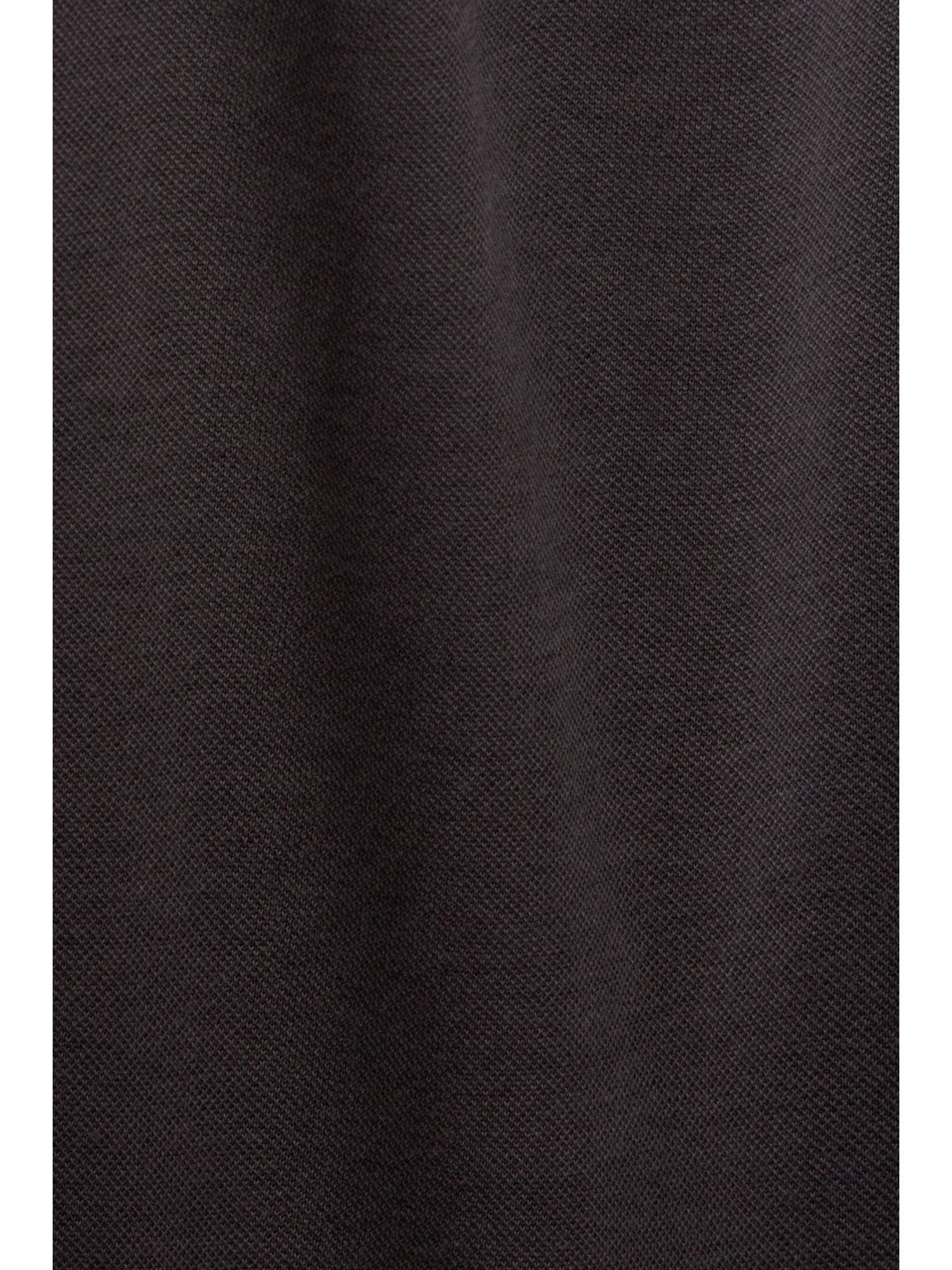 TENCEL™ Jerseykleid mit ANTHRACITE Esprit Midikleid Volantsaum,