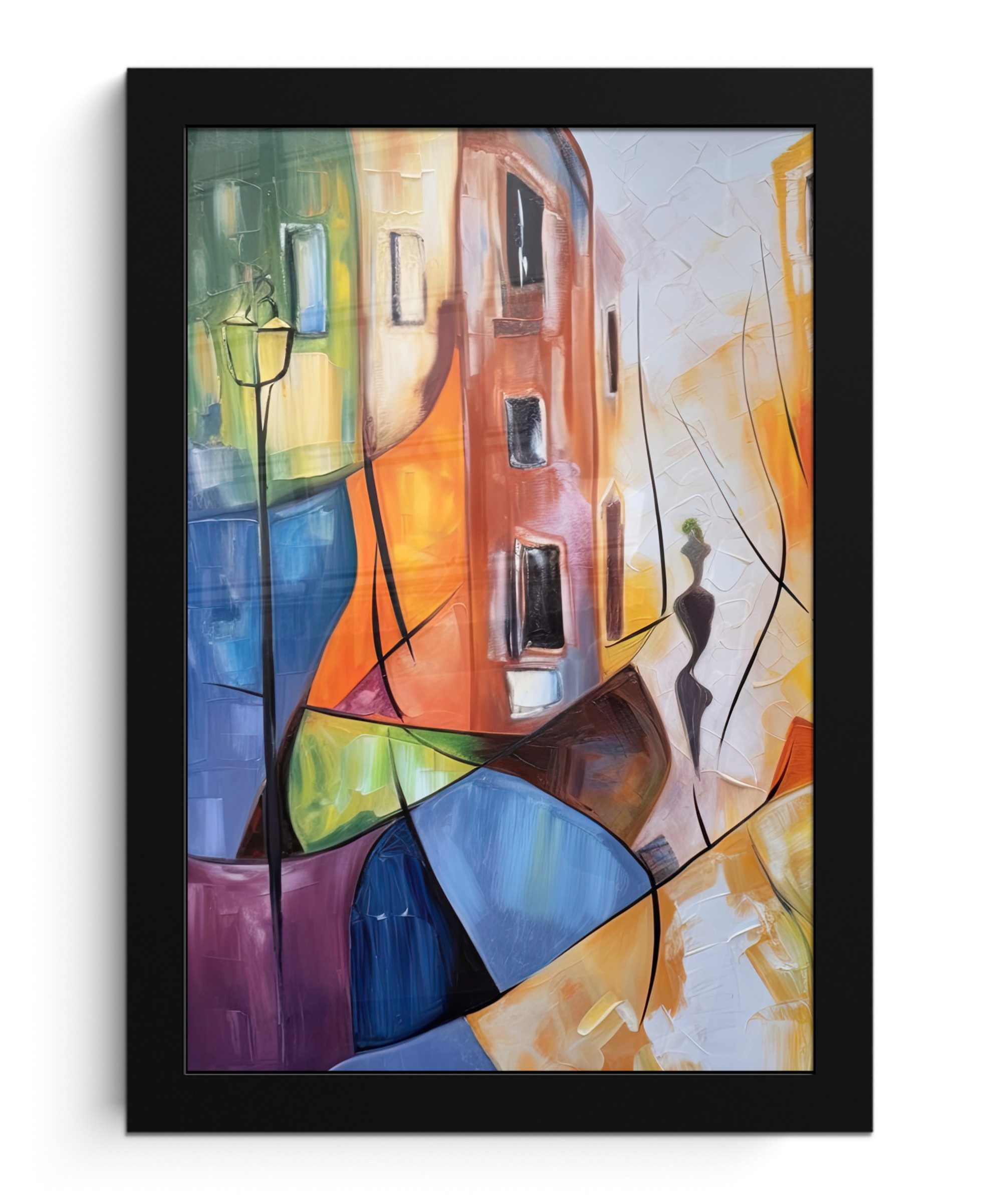 Poster Abstrakt - Kunst - Malerei - Farben