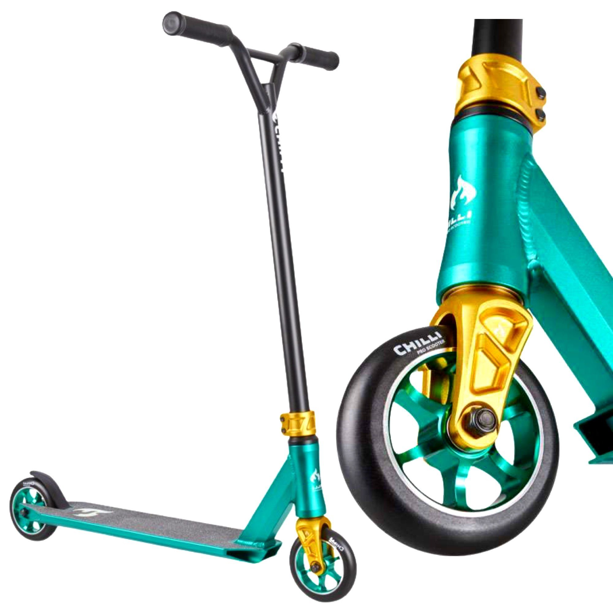 Chilli Stuntscooter »Chilli Pro Stunt-Scooter 5000 H=84cm greenery«