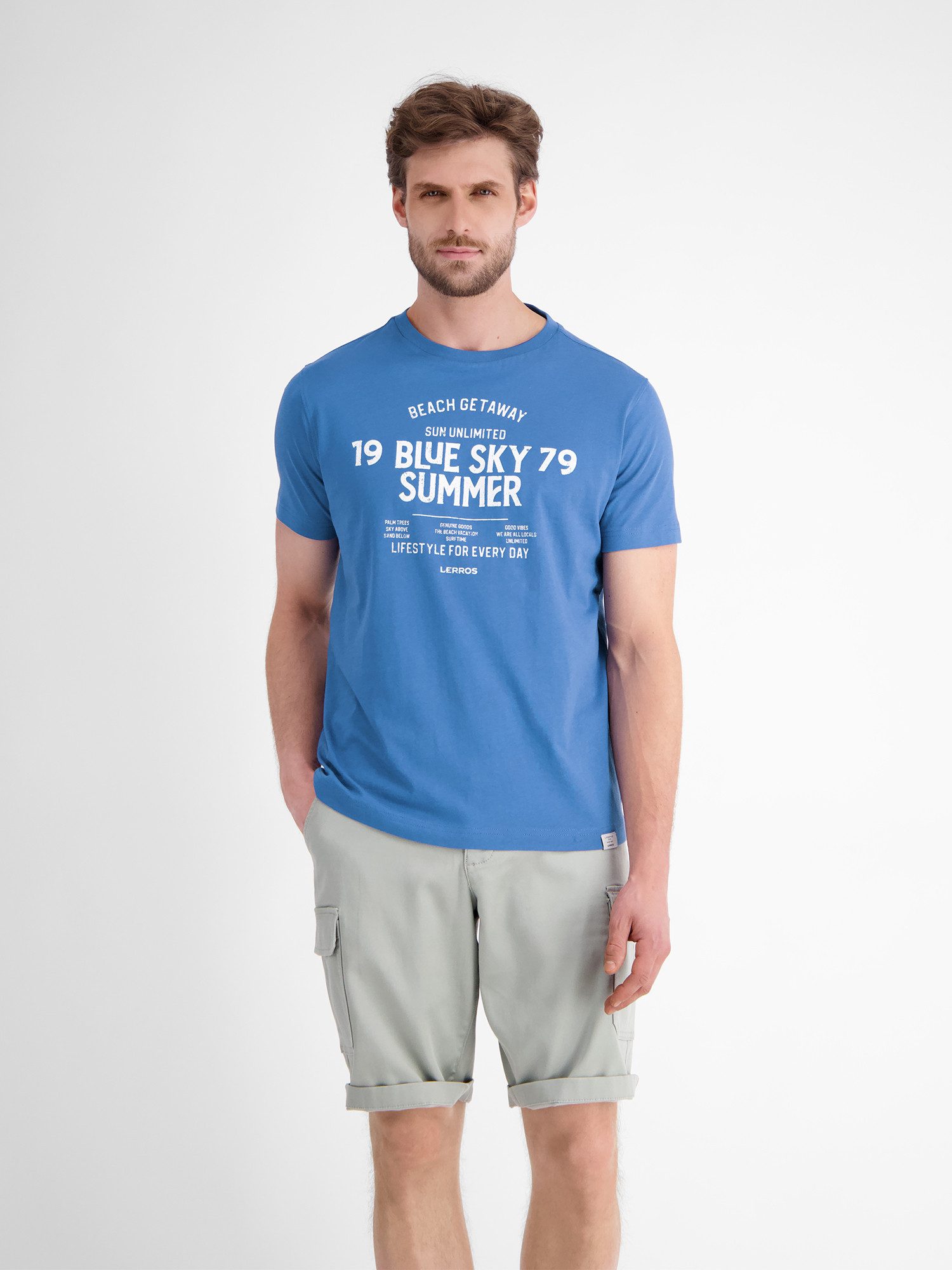 T-Shirt Herren T-Shirt mit Brustprint