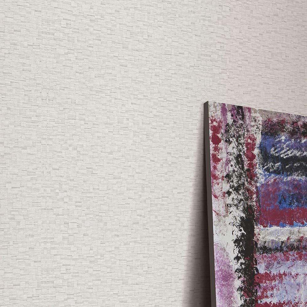 Erismann Vliestapete Grafisch Holzoptik Abstrakt Creme Grau Glitzer 10562-38 Forest Dreams