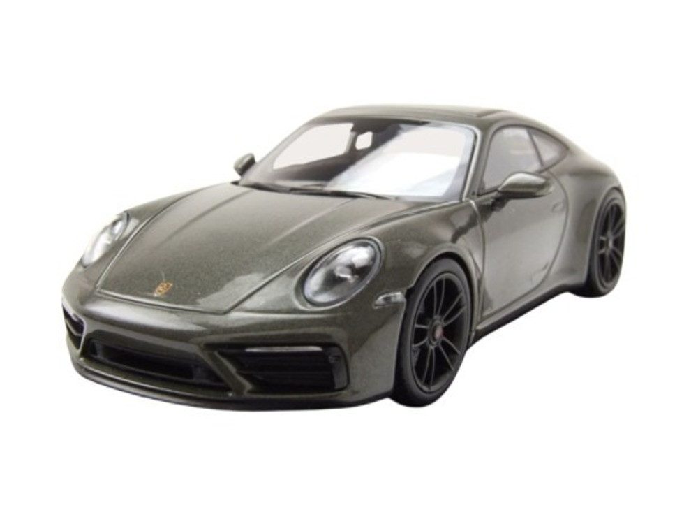 Minichamps Modellauto Porsche 911 992 Carrera 4 GTS 2019 grün metallic, Maßstab 1:43