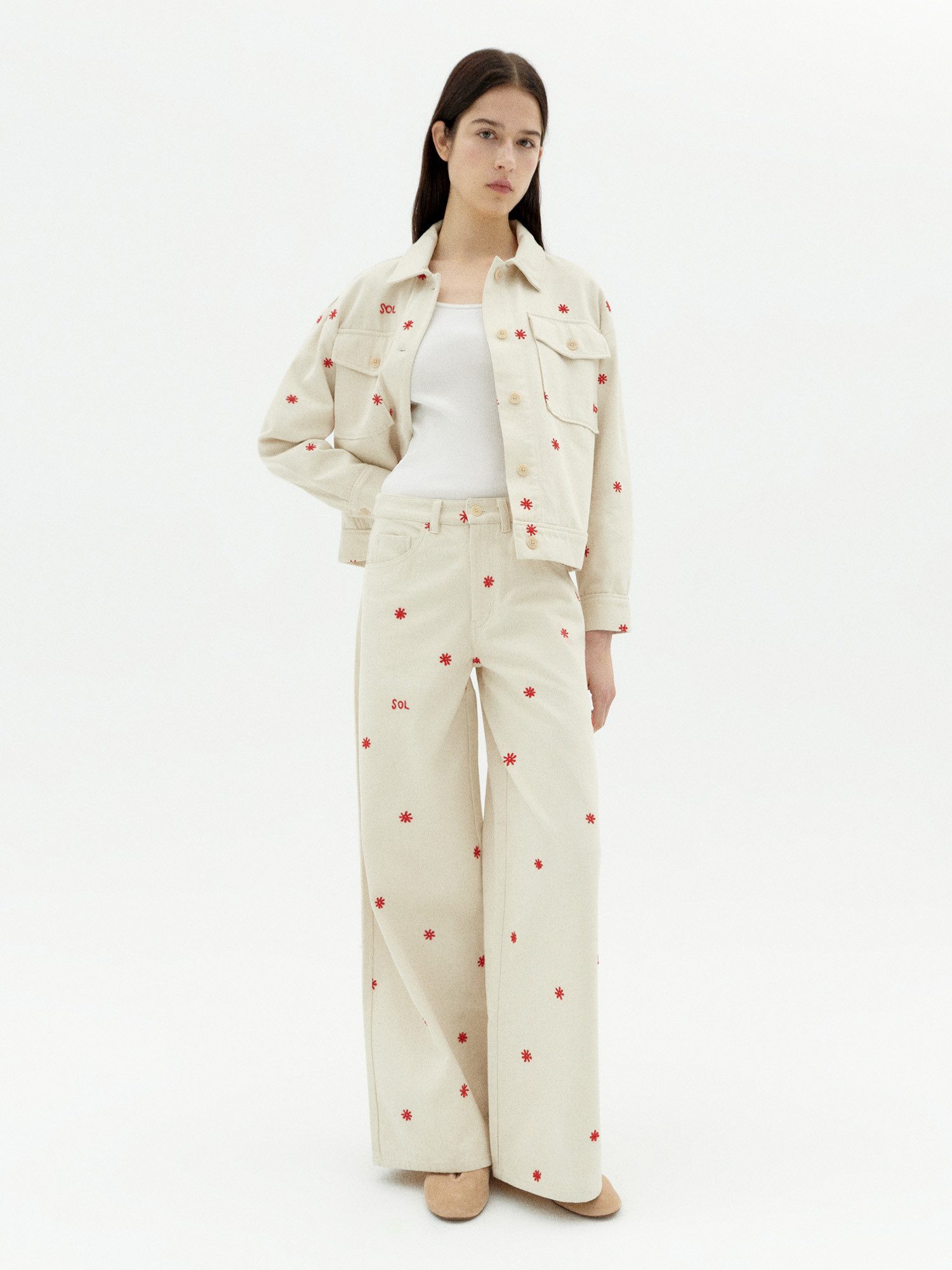 Thinking Mu Jeansjacke Sol Chain Frans Jacket