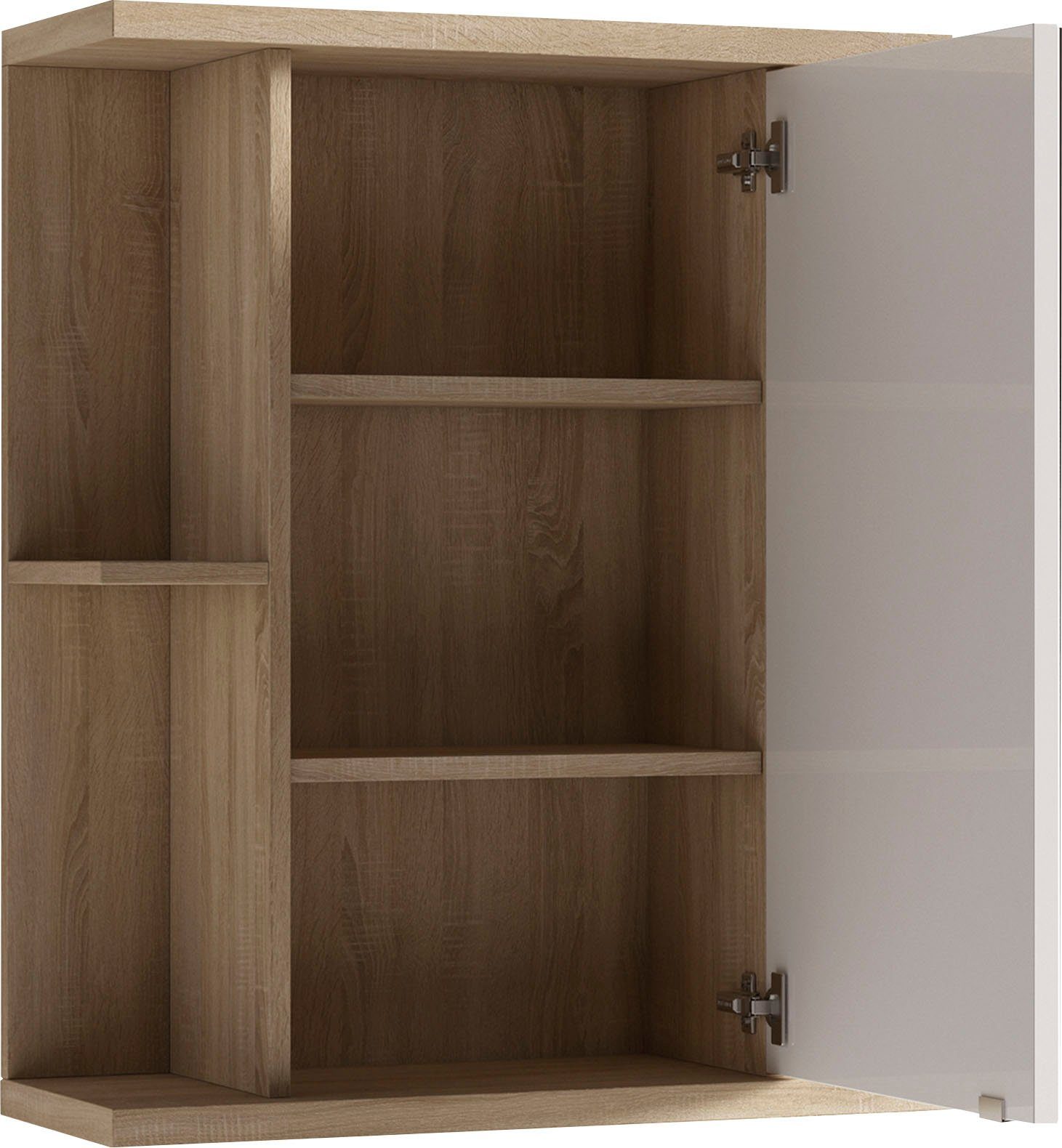 byLIVING Spiegelschrank Nebraska Breite 60 cm, mit großer Spiegeltür und viel Stauraum – Bild 3 von 5