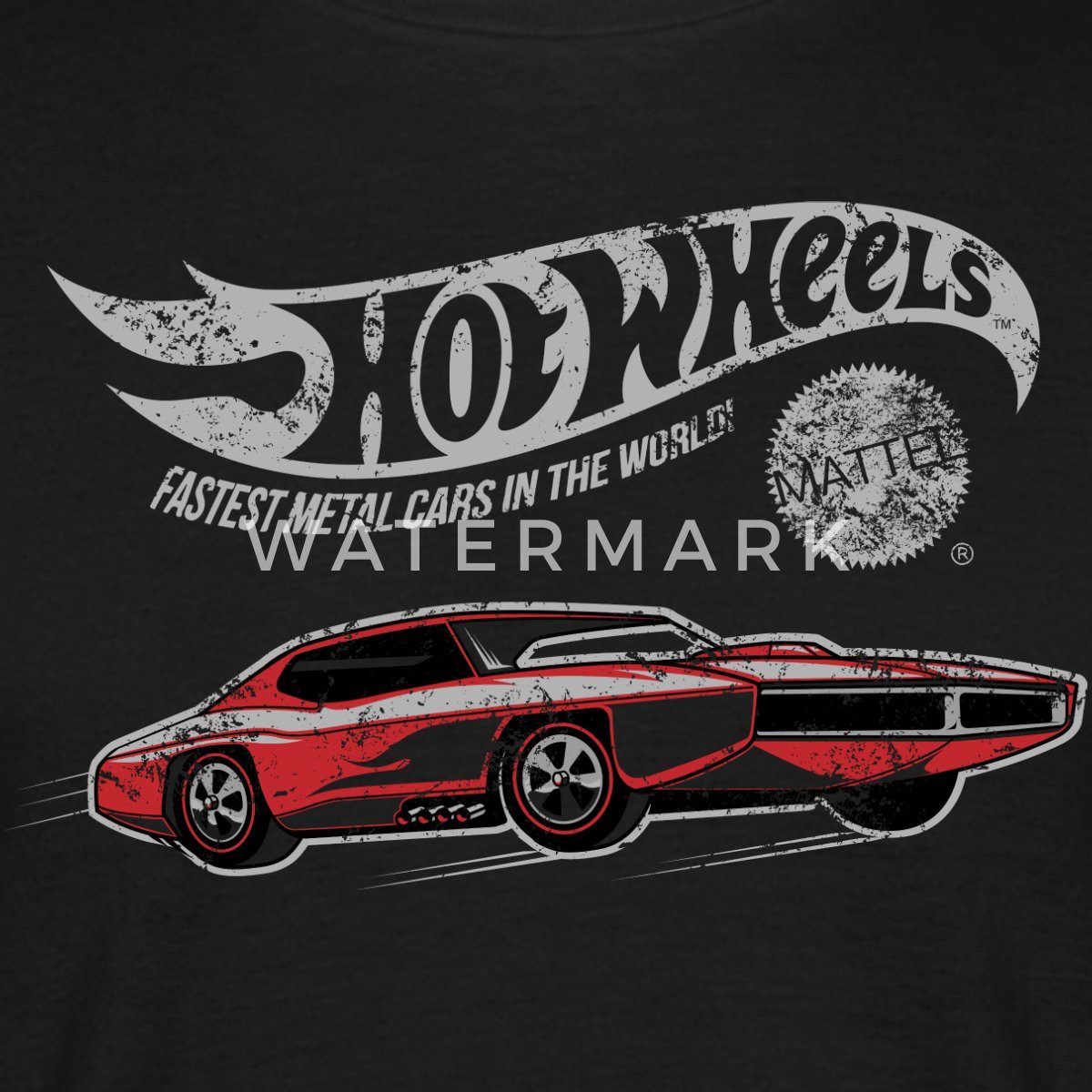 Spreadshirt T-Shirt Hot Wheels Fastest Metal Cars In The World Männer T-Shirt (1-tlg)